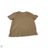 Top Short Sleeve Basic By Universal Thread In Tan, Size: S