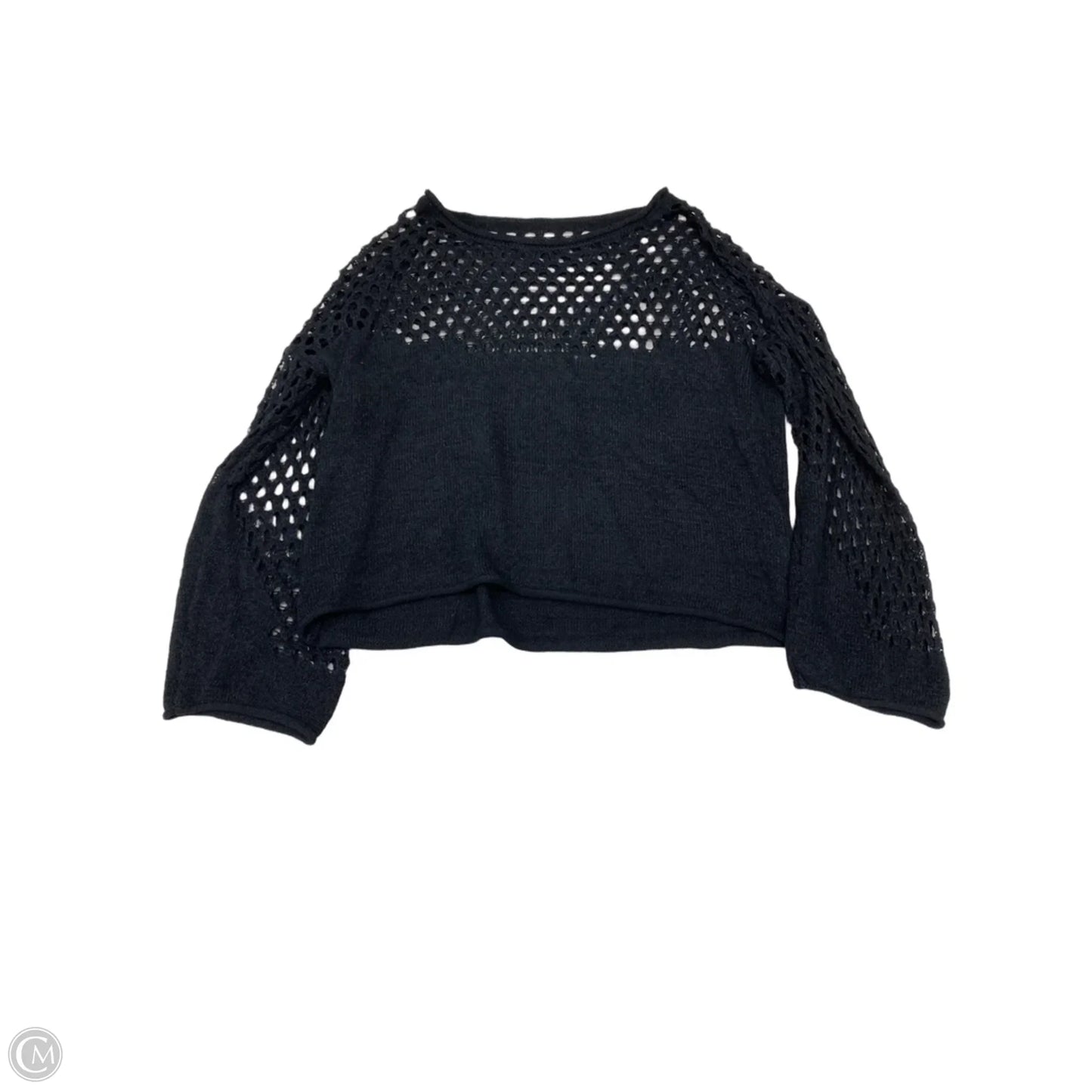 Sweater By Clothes Mentor In Black, Size: L