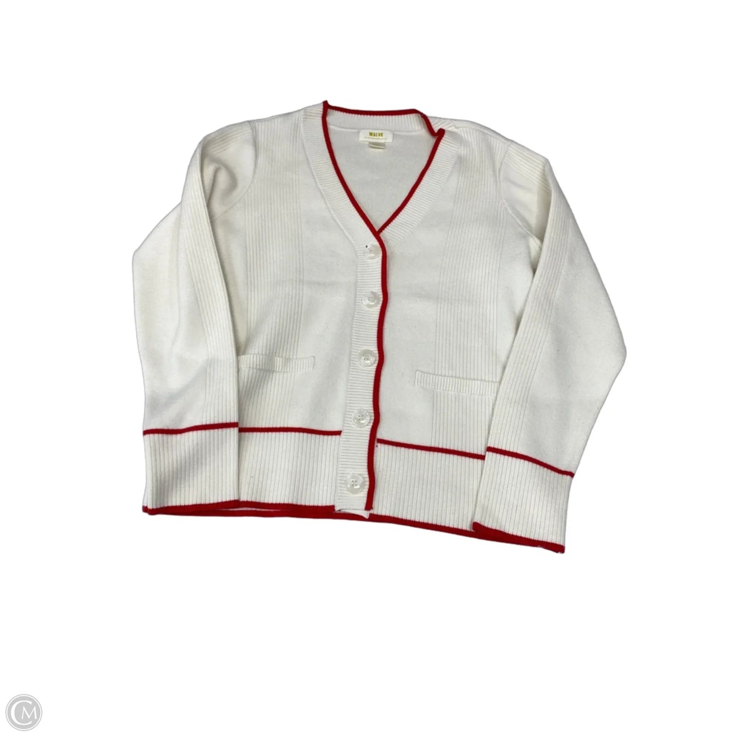 Sweater Cardigan By Maeve In Cream, Size: S