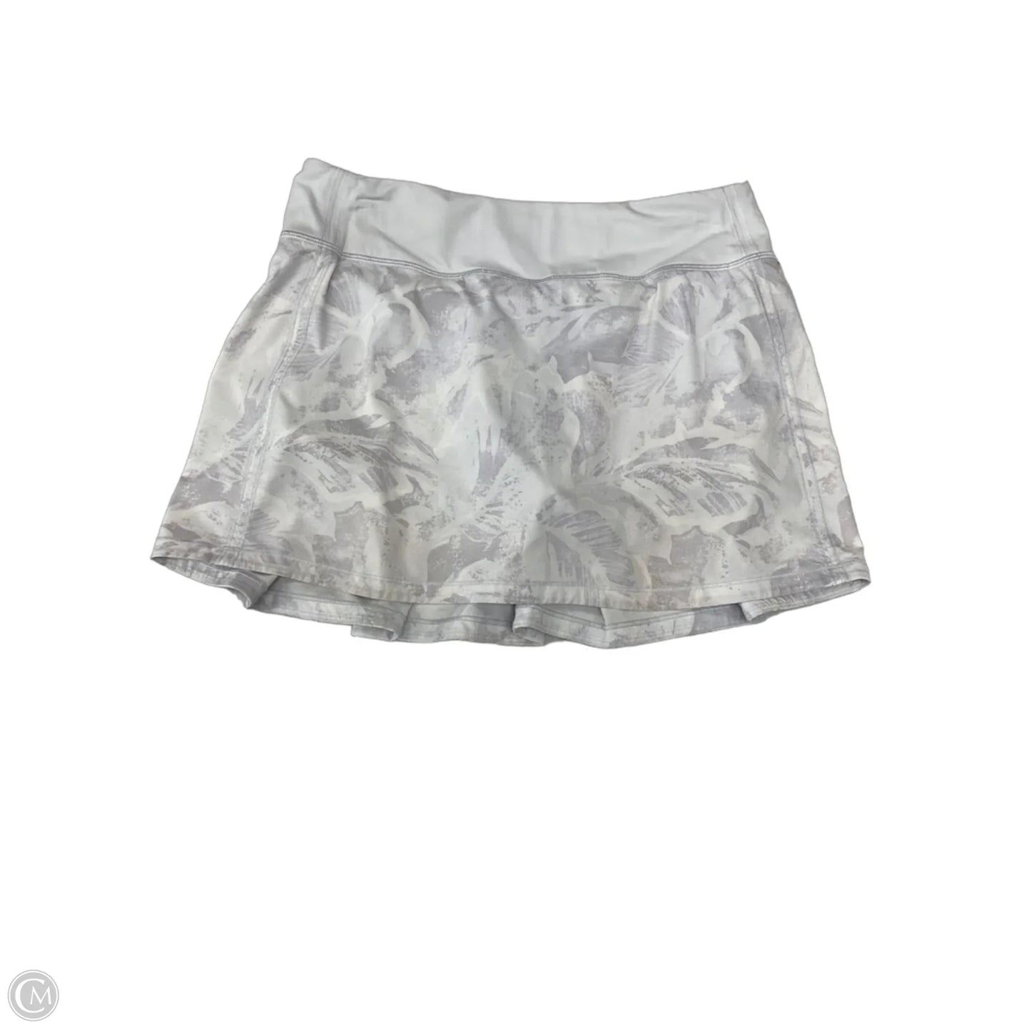 Athletic Skort By Lululemon In Grey, Size: S