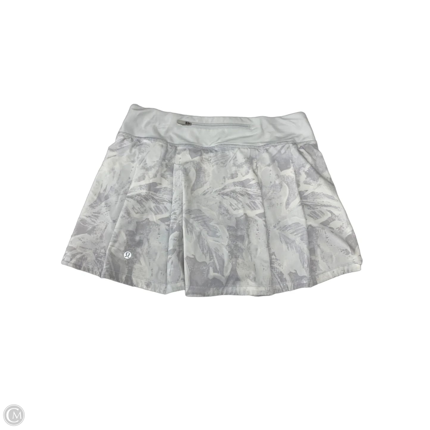Athletic Skort By Lululemon In Grey, Size: S