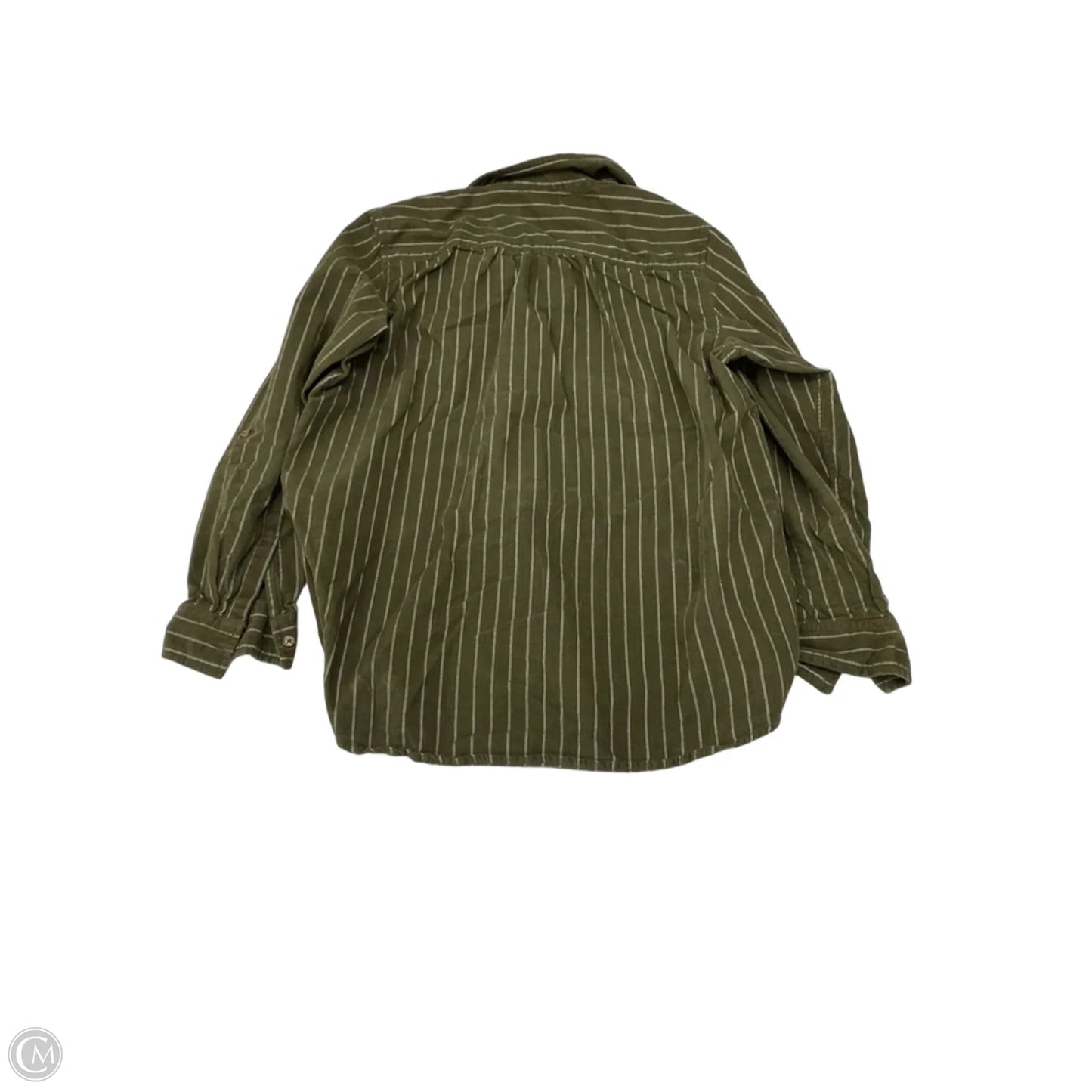 Top Long Sleeve By Lands End In Green, Size: M