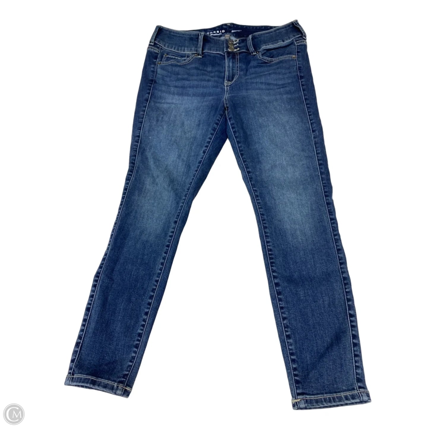 Jeans Jeggings By Torrid In Blue Denim, Size: 12p