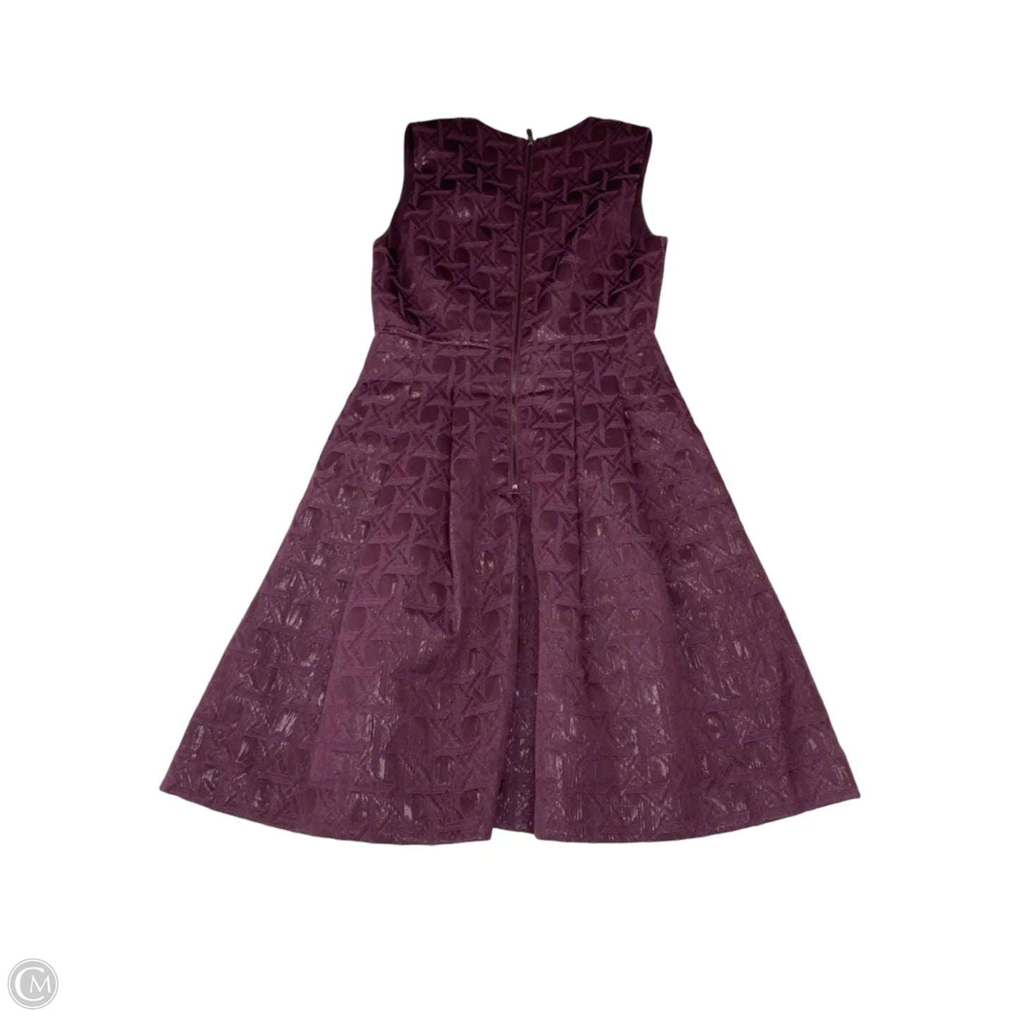 Dress Work By Kirna Zabete In Maroon, Size: Xs
