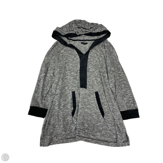 Sweatshirt Hoodie By Simply Vera In Grey, Size: Xl