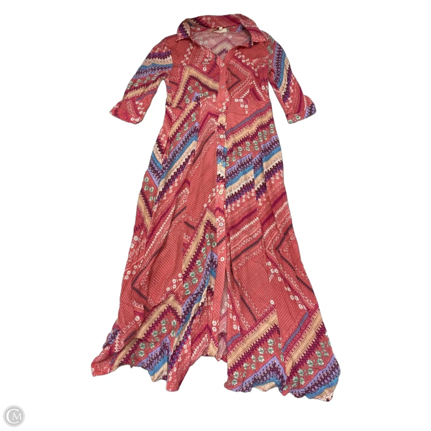 Dress Casual Maxi By Oddi In Pink, Size: S