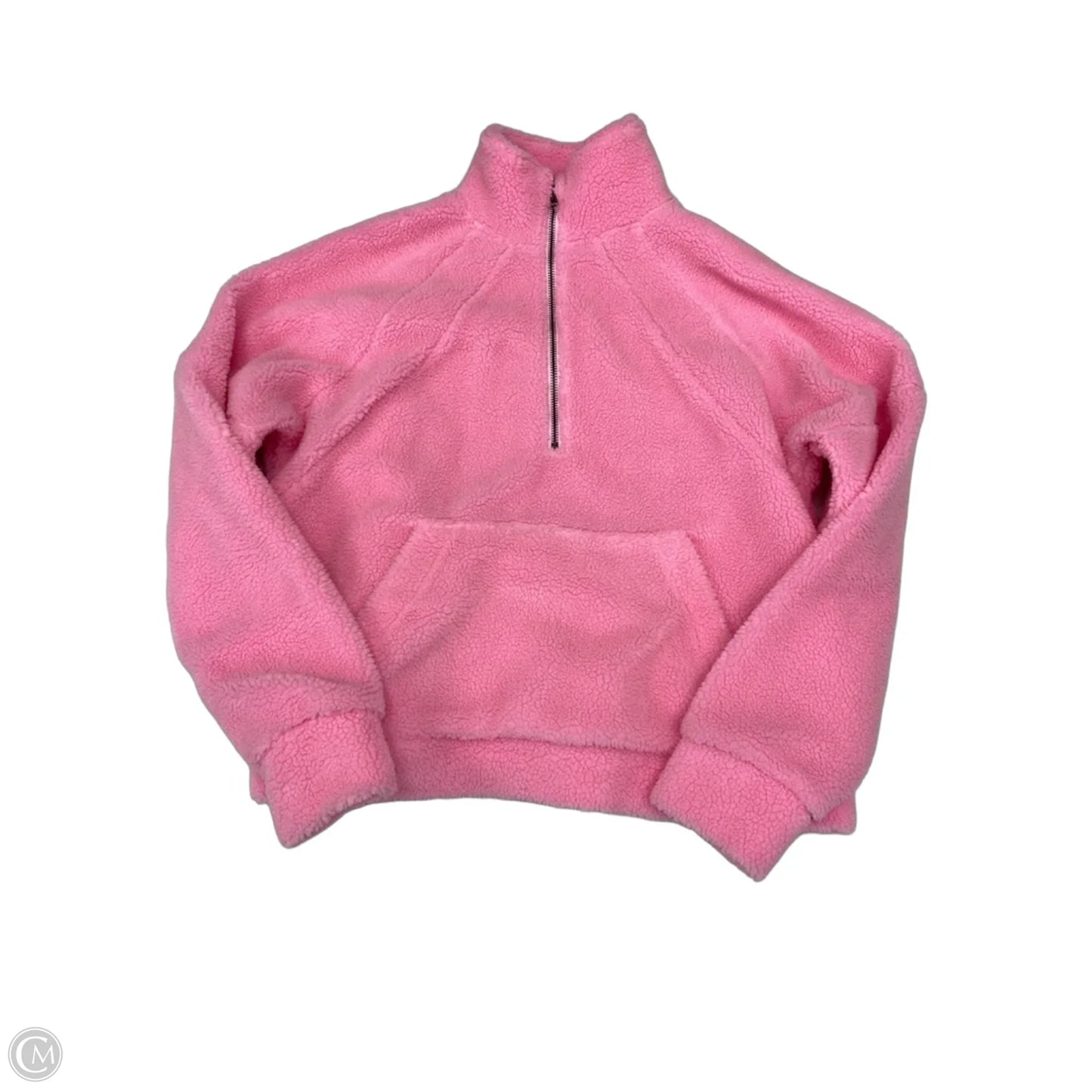 Jacket Faux Fur & Sherpa By Pink Lily In Pink, Size: S
