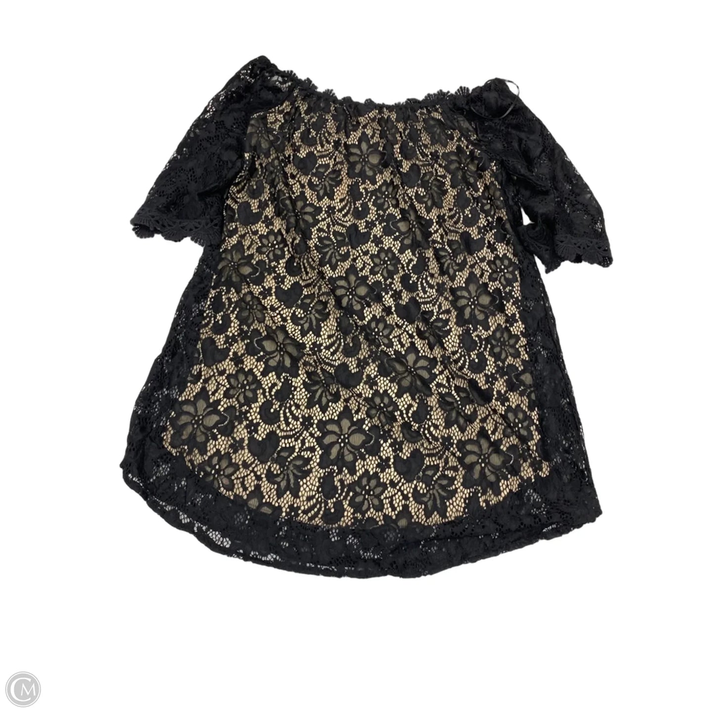 Tunic 3/4 Sleeve By Umgee In Black, Size: S