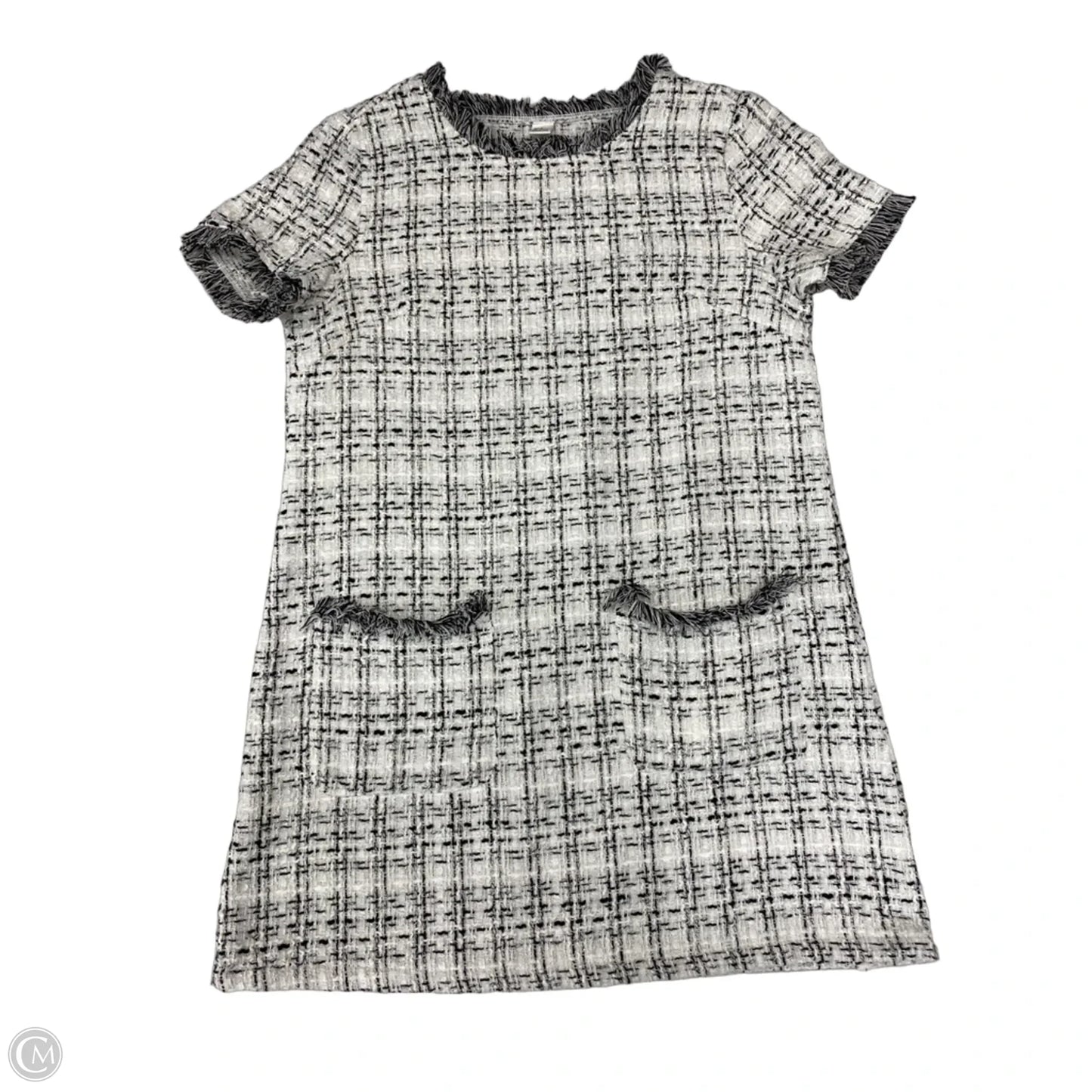 Dress Work By Clothes Mentor In Black & White, Size: M