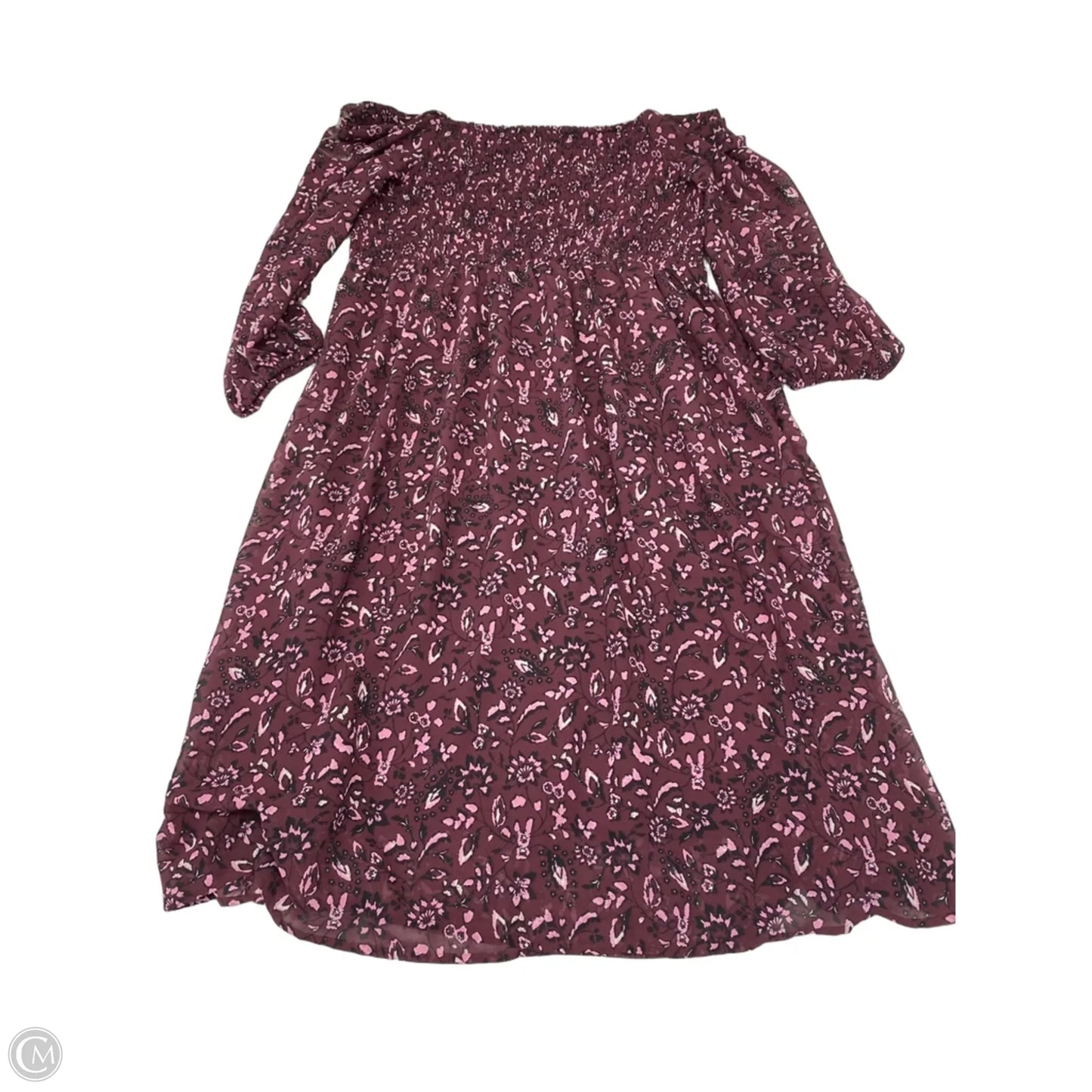 Dress Casual Maxi By Beachlunchlounge In Maroon, Size: Xl