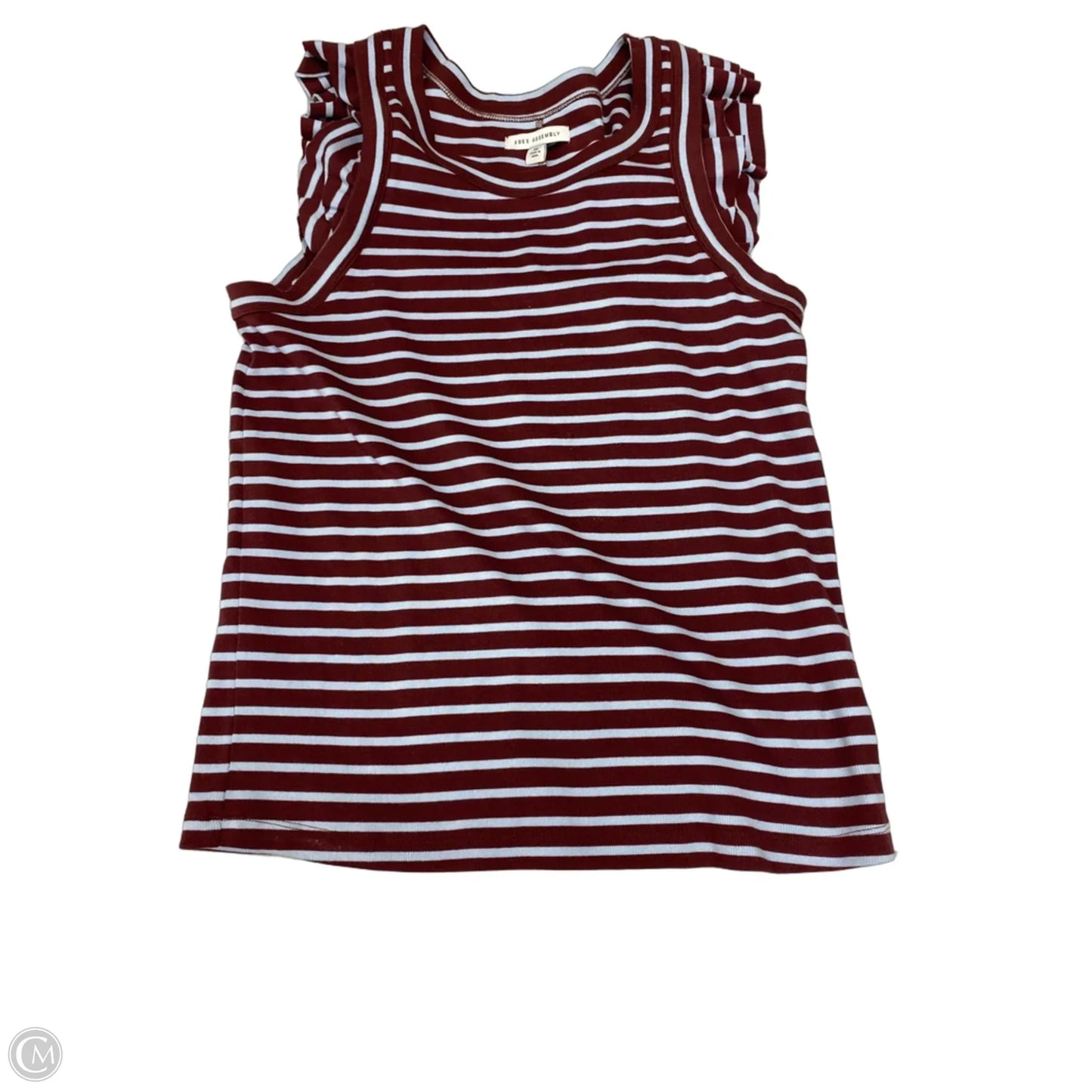 Tank Top By Free Assembly In Striped Pattern, Size: Xl