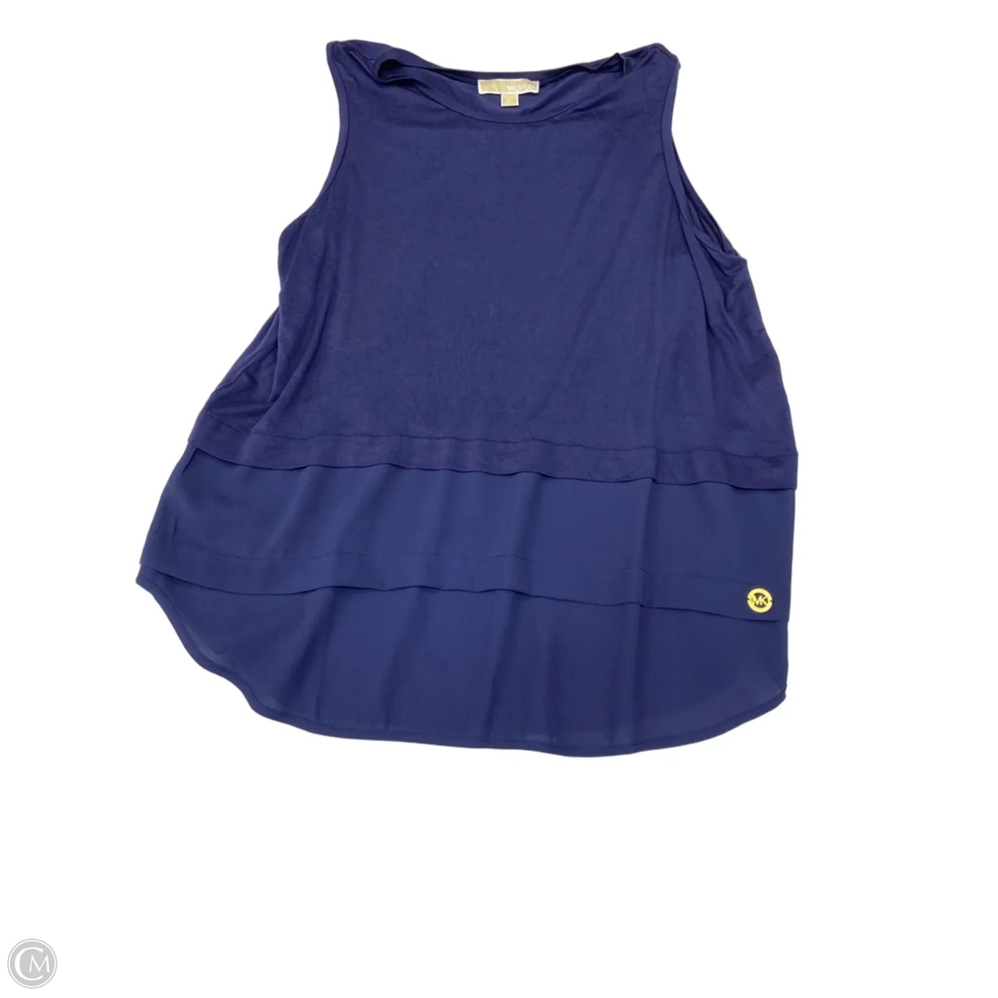 Tank Top Designer By Michael By Michael Kors In Blue, Size: Xl