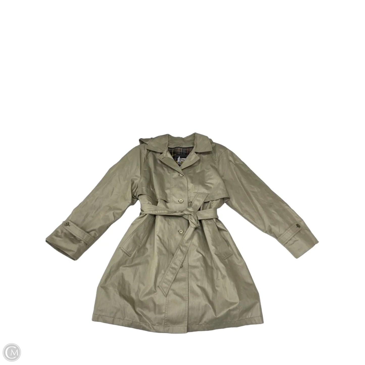 Coat Trench Coat By London Fog In Tan, Size: Xl