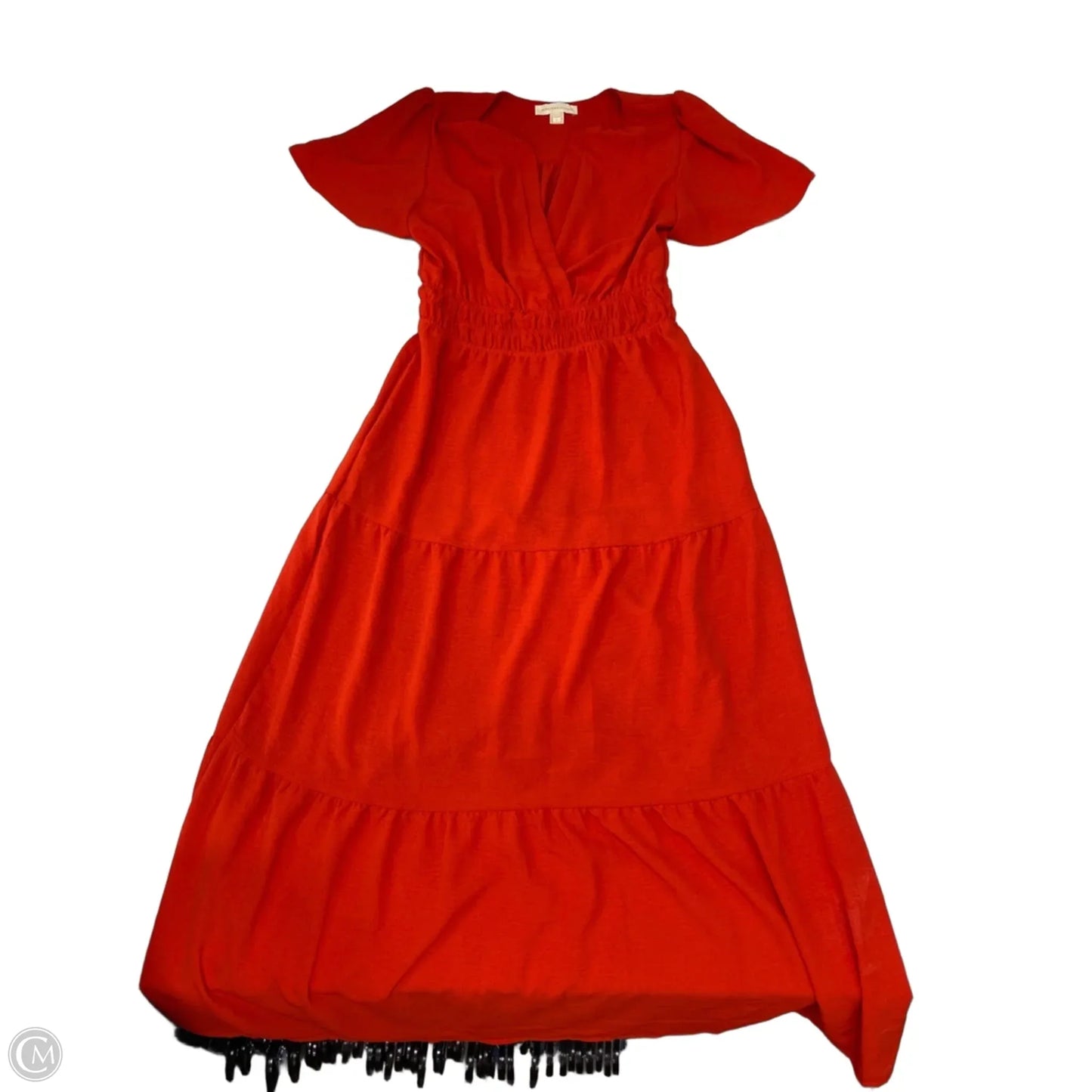 Dress Casual Maxi By Monteau In Orange, Size: L