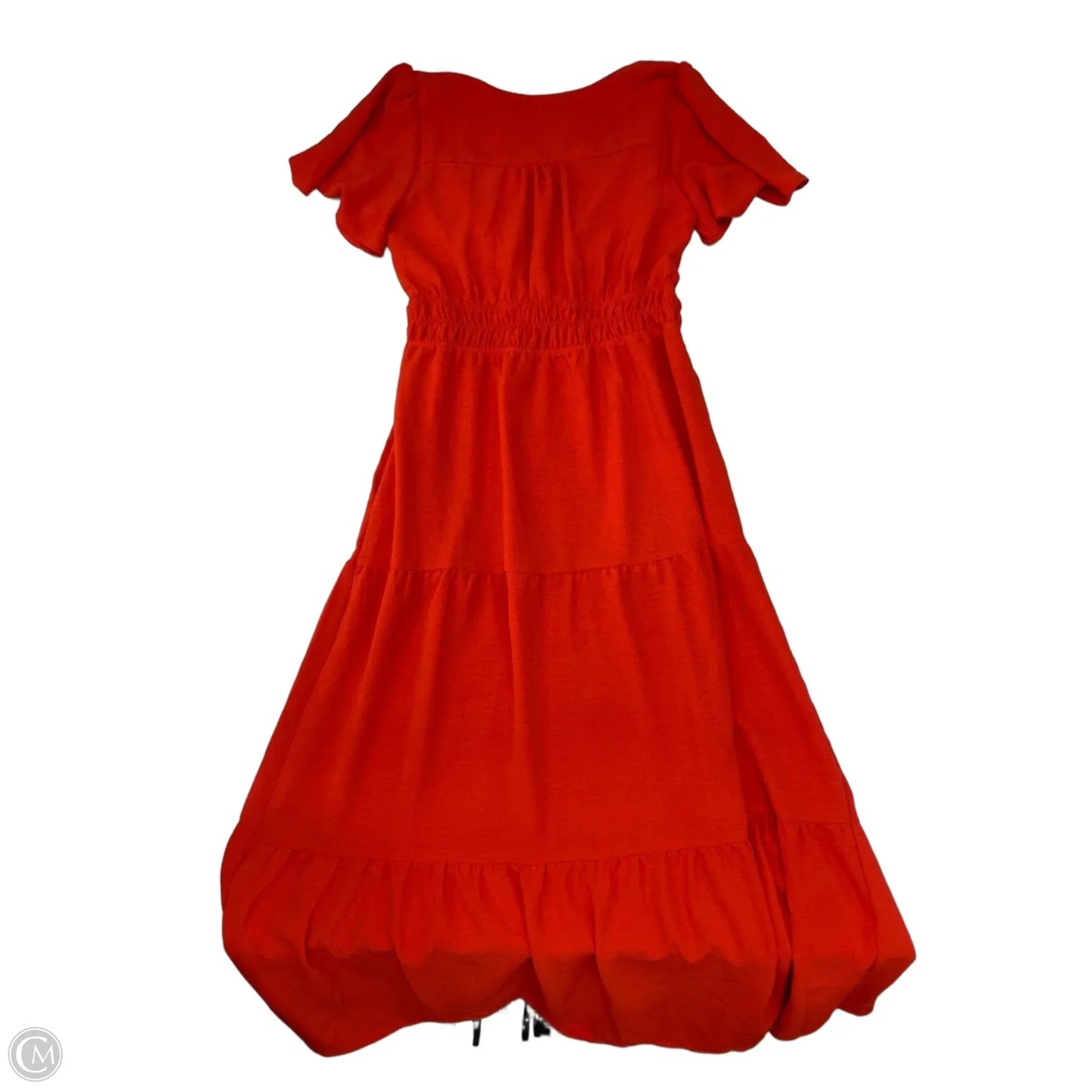 Dress Casual Maxi By Monteau In Orange, Size: L