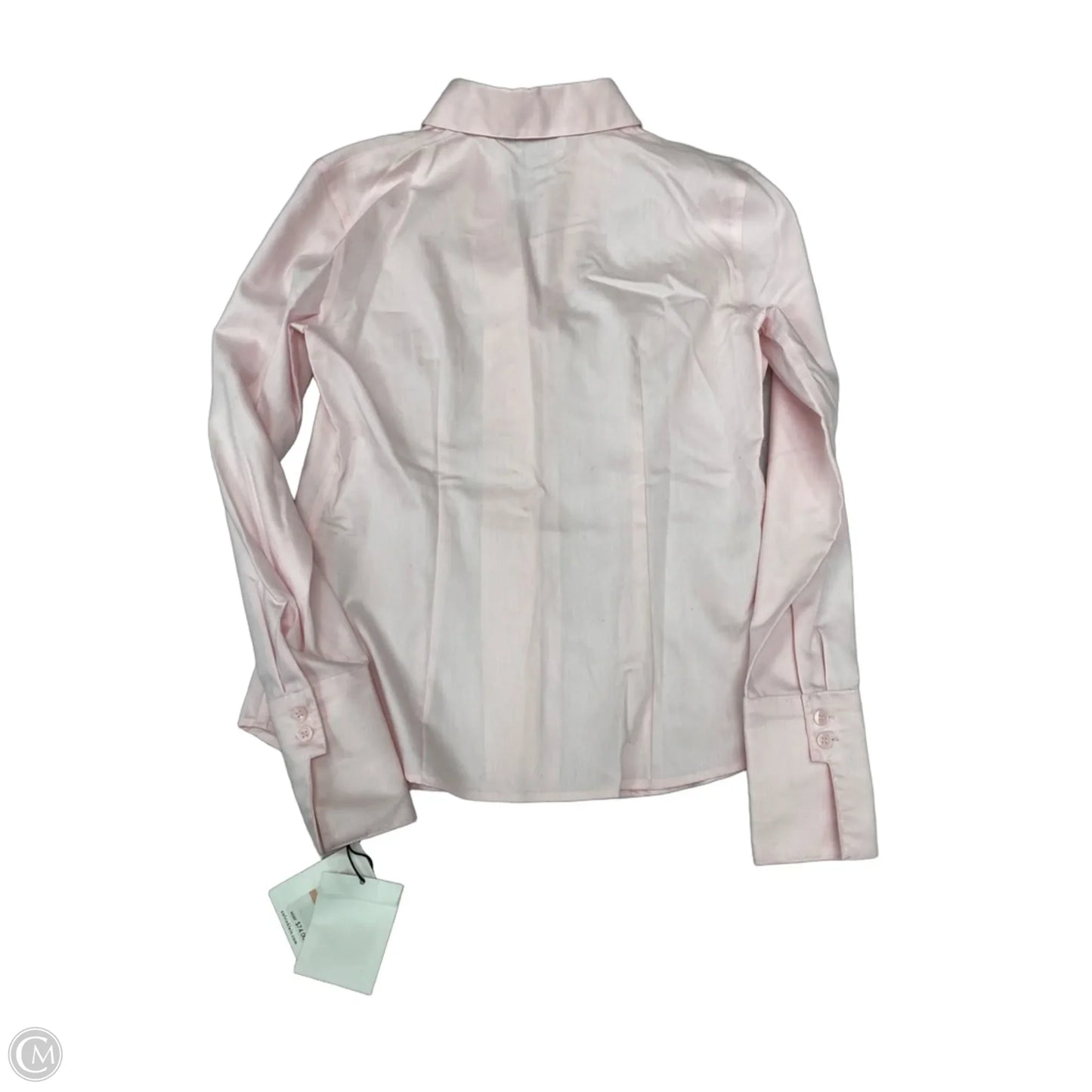 Top Long Sleeve Basic By Calvin Klein In Pink, Size: Xs