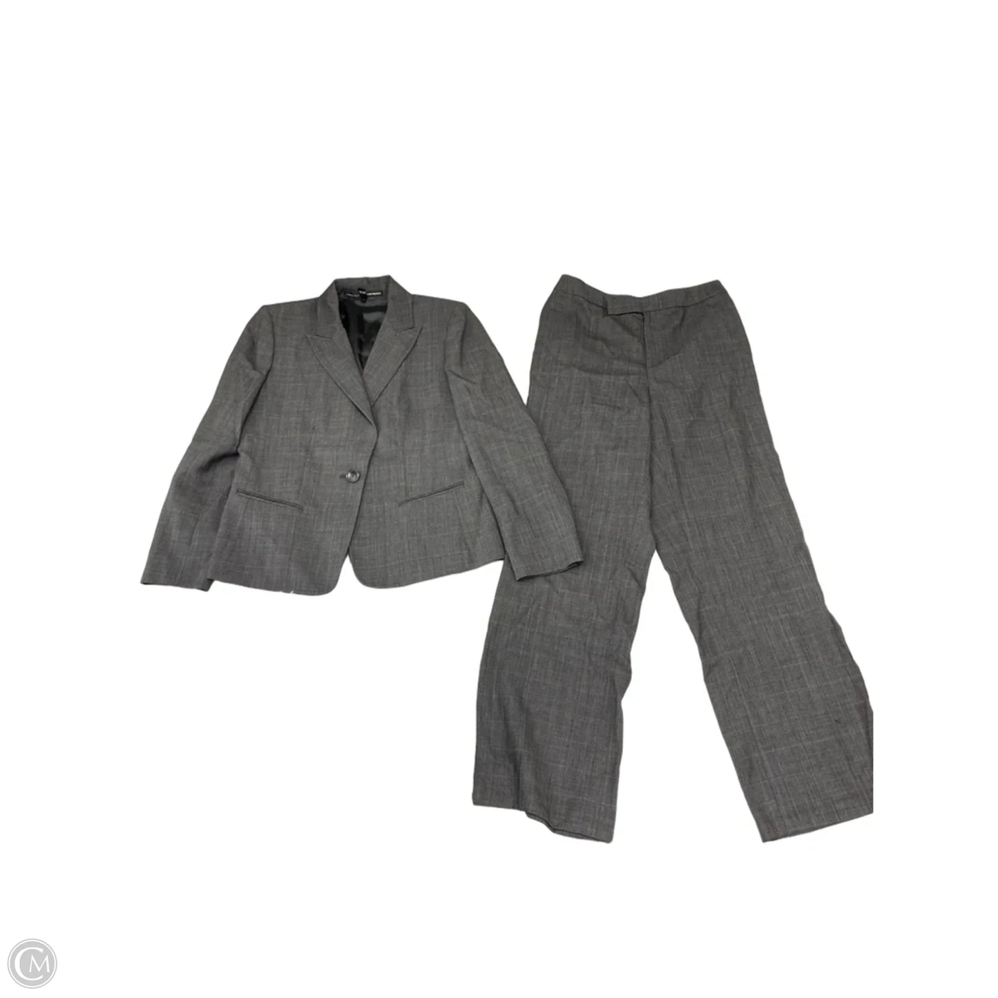 Pants Suit 2pc By Linda Allard In Grey, Size: M