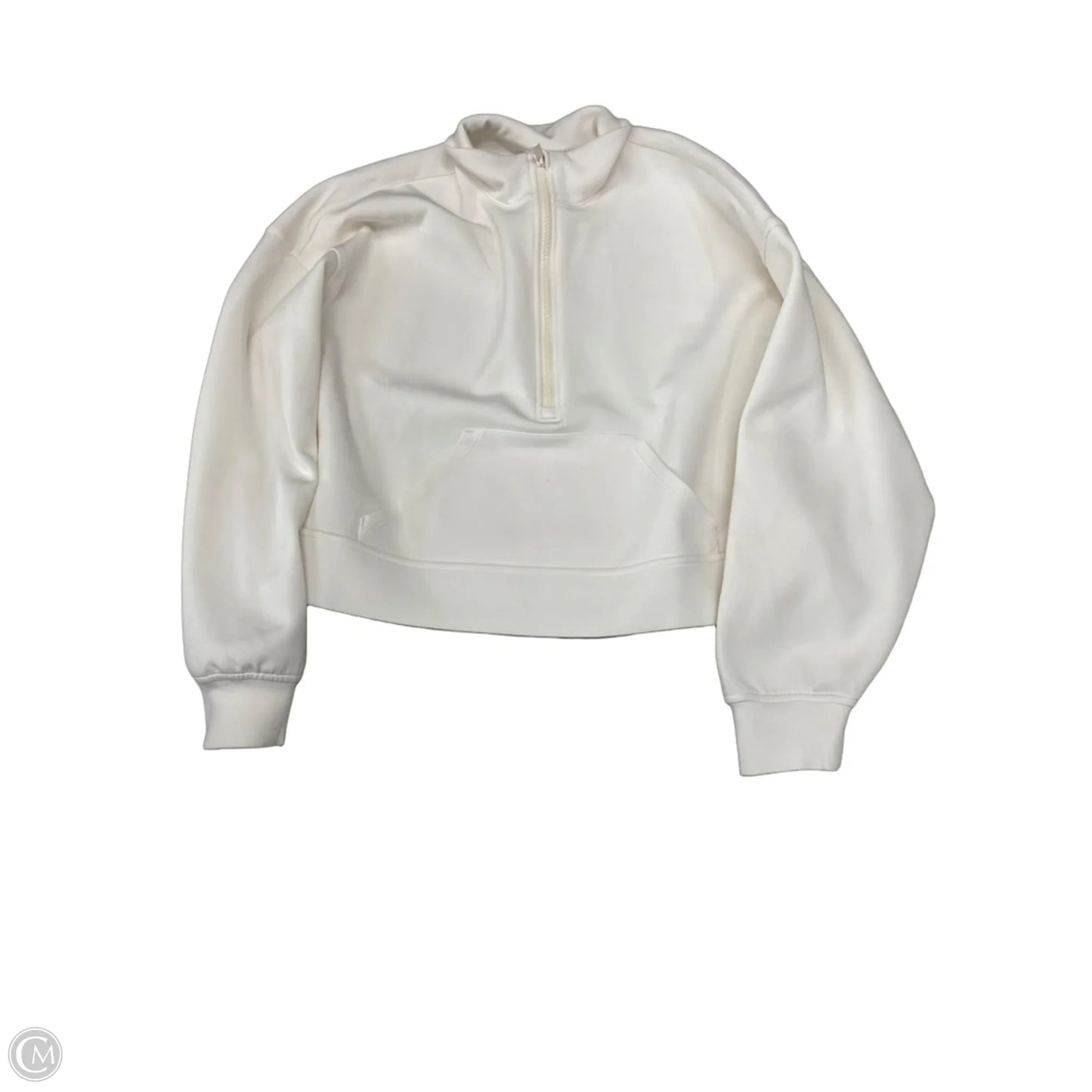 Athletic Sweatshirt Collar By All In Motion In Cream, Size: S