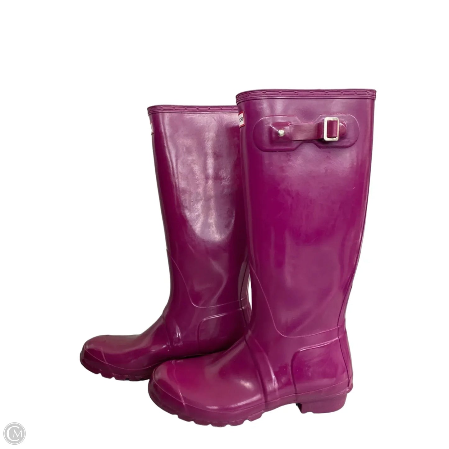 Boots Designer By Hunter In Purple, Size: 10