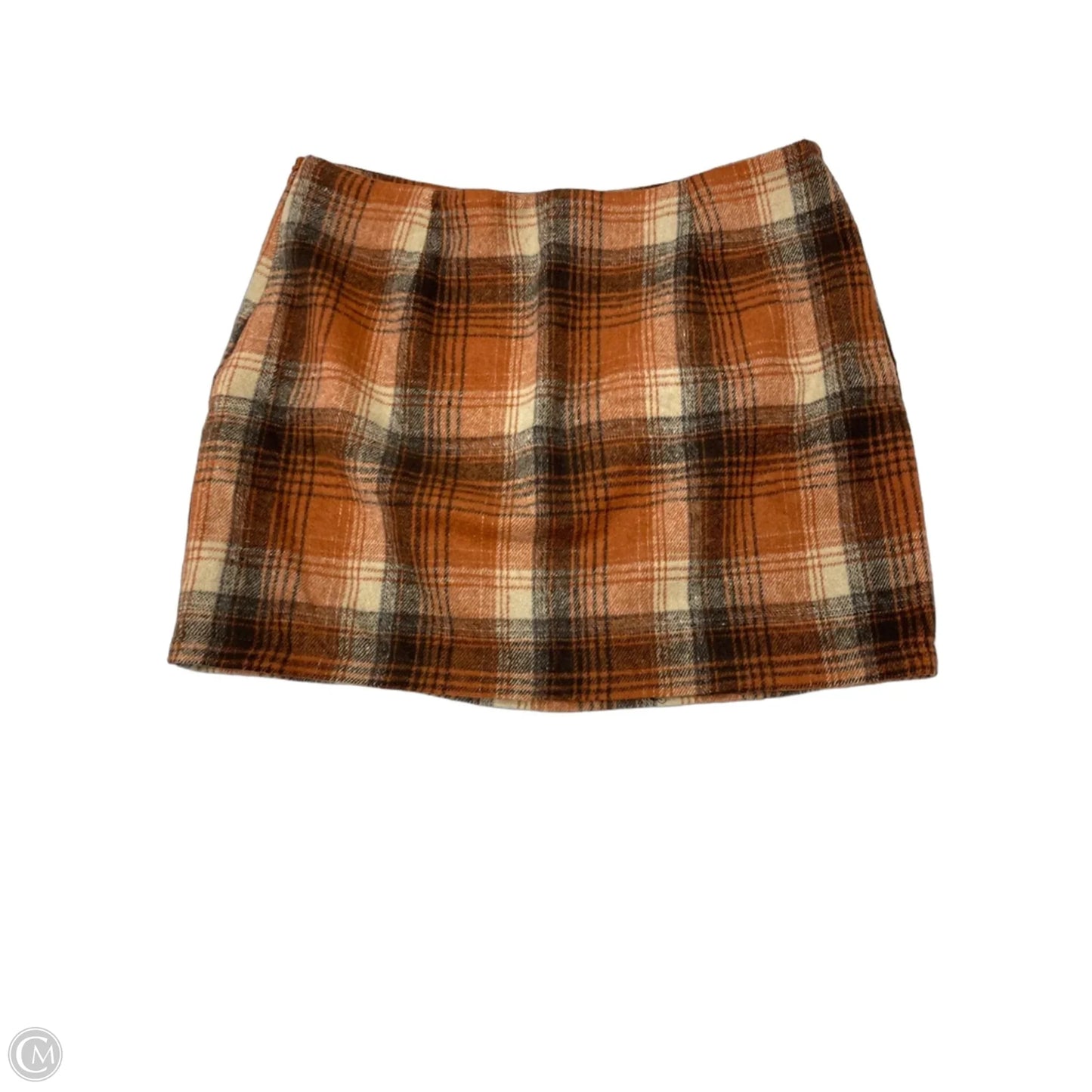 Skirt Mini & Short By Clothes Mentor In Plaid Pattern, Size: 12
