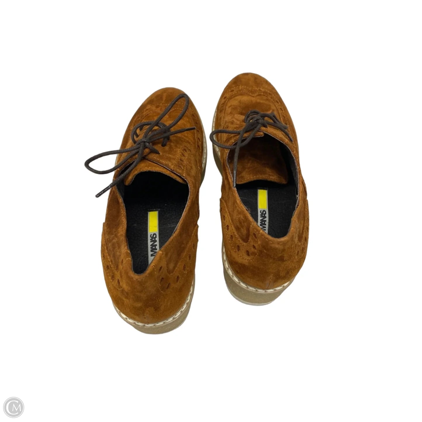 Shoes Heels Platform By Cmc In Brown, Size: 9.5