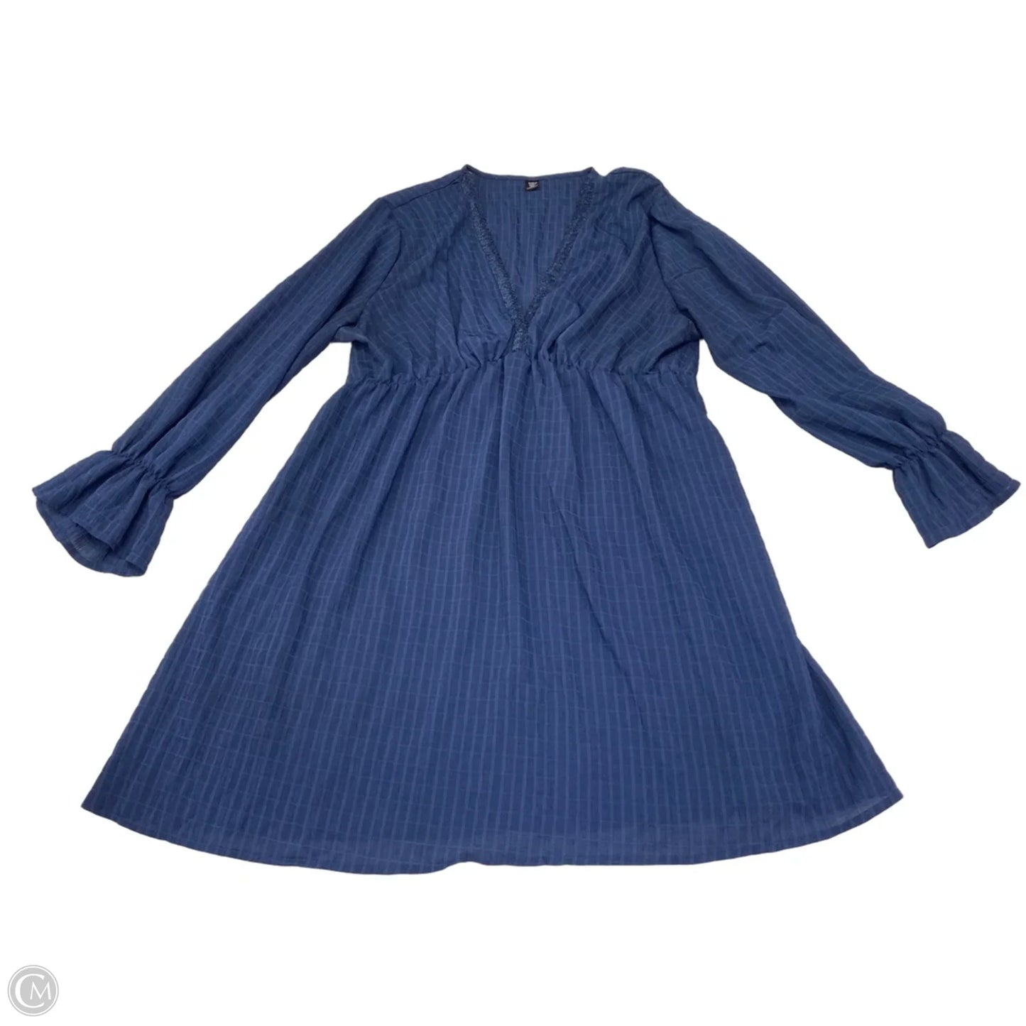 Dress Casual Midi By Shein In Navy, Size: 3x