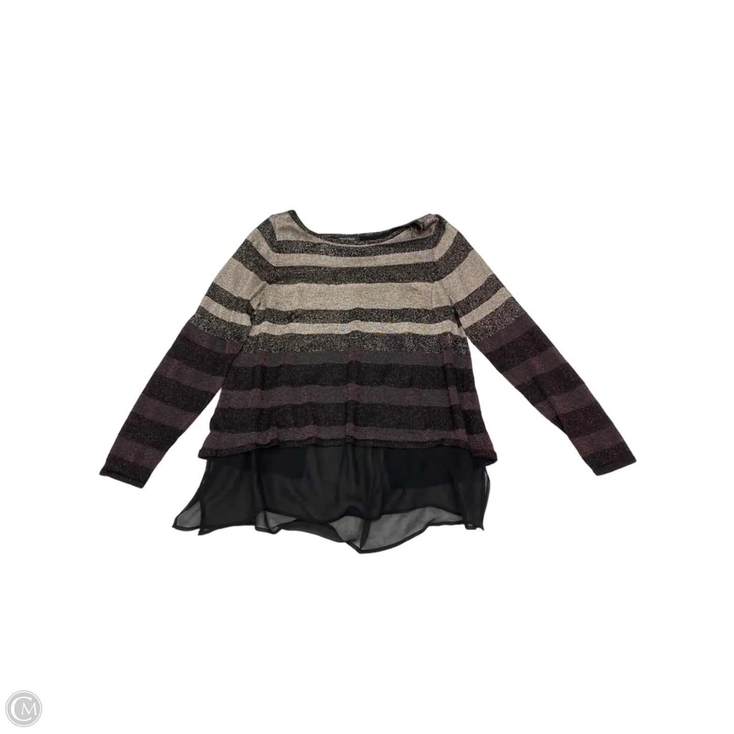 Sweater By White House Black Market In Striped Pattern, Size: L