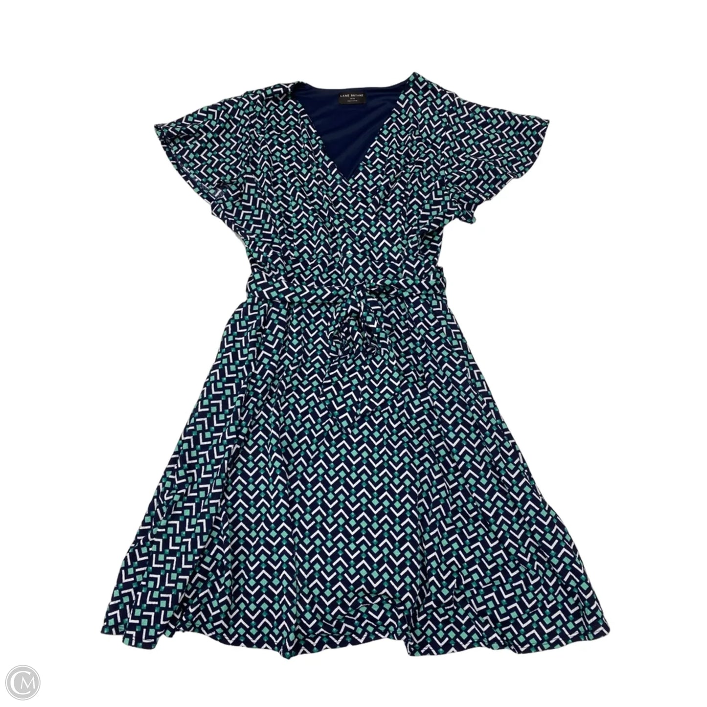 Dress Casual Midi By Lane Bryant In Geometric Pattern, Size: Xl