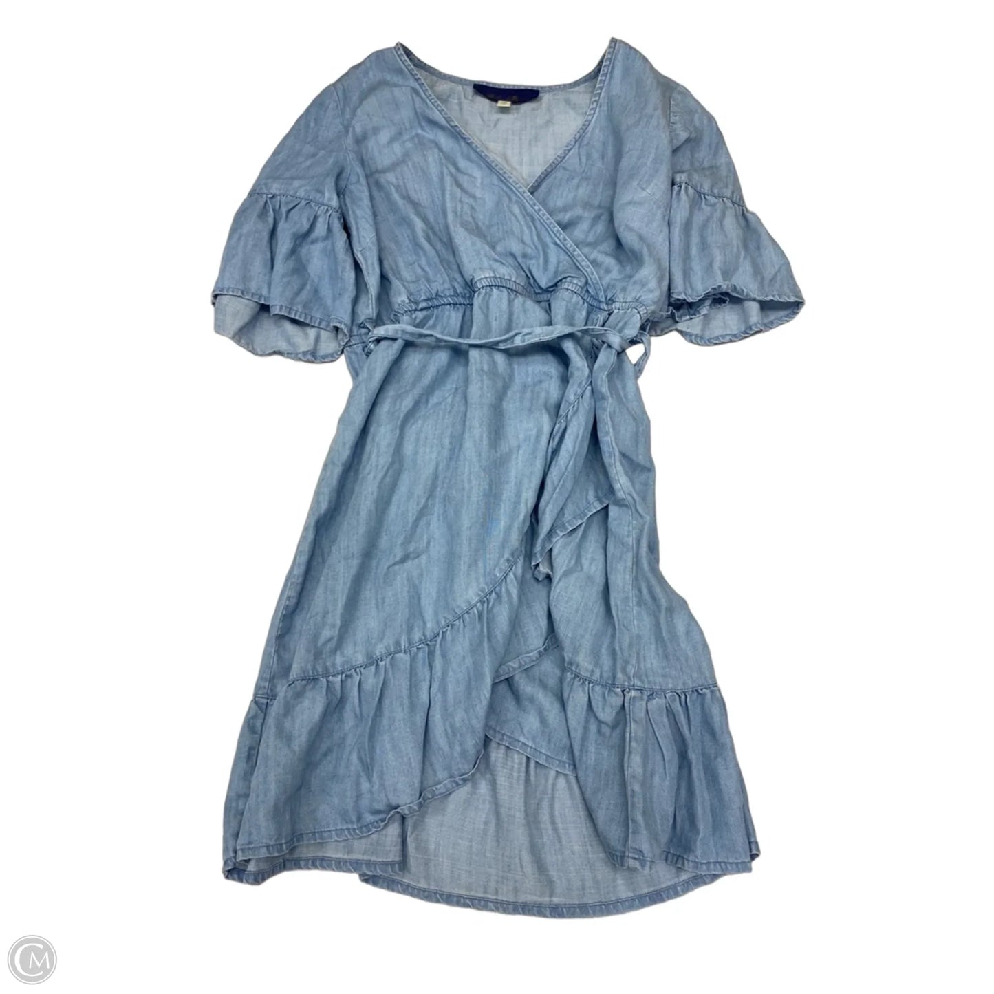 Dress Casual Midi By Blue Rain In Blue Denim, Size: M