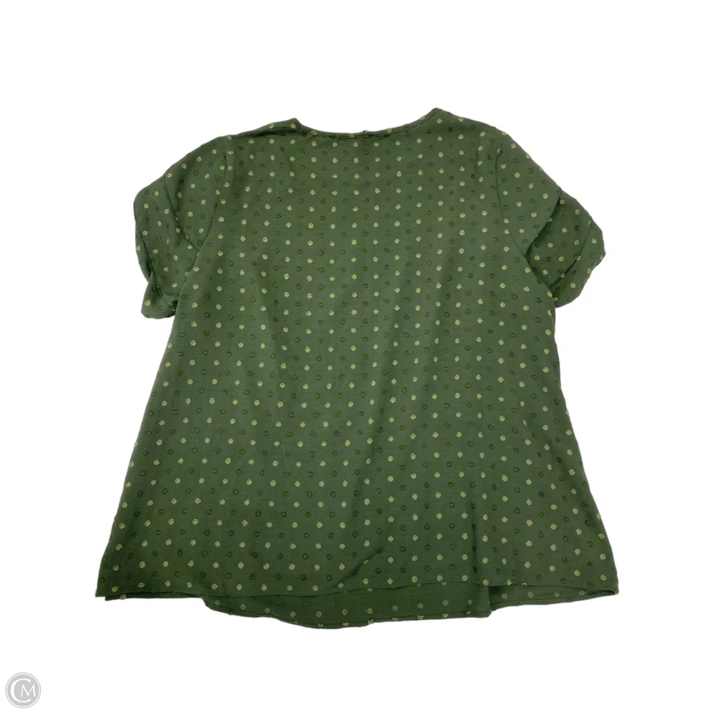 Top Short Sleeve By Bloomchic In Green, Size: 3x