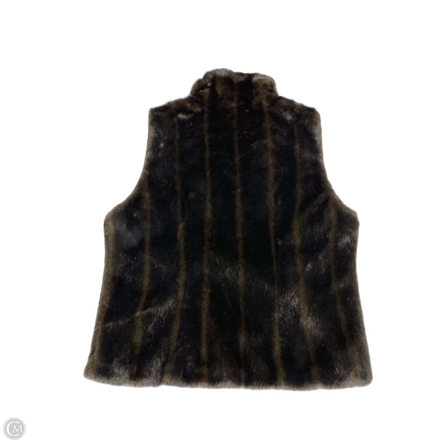 Vest Faux Fur & Sherpa By Luii In Brown, Size: M