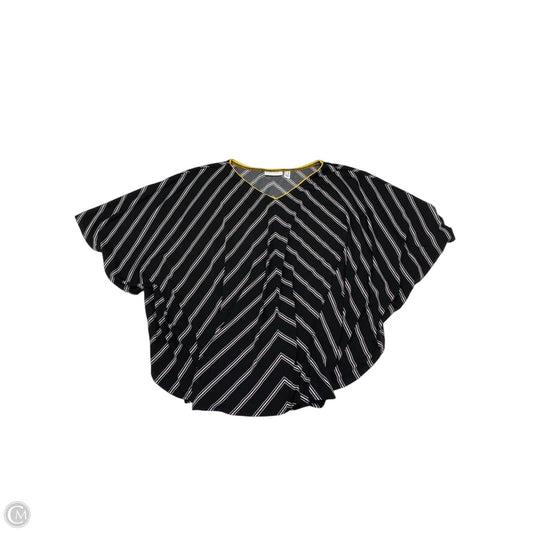 Blouse Short Sleeve By Susan Graver In Striped Pattern, Size: 1x