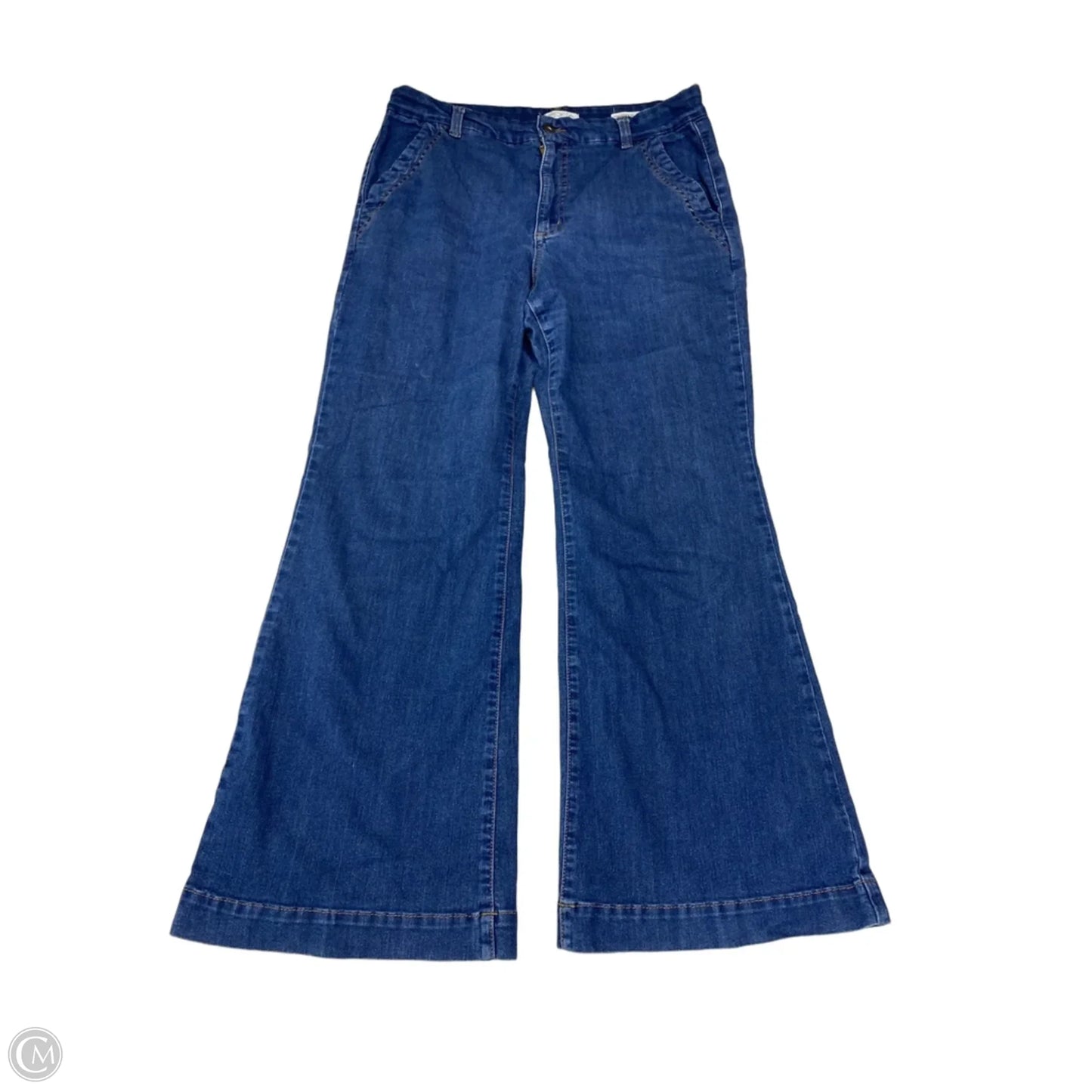 Jeans Flared By Sofia By Sofia Vergara In Blue, Size: 16