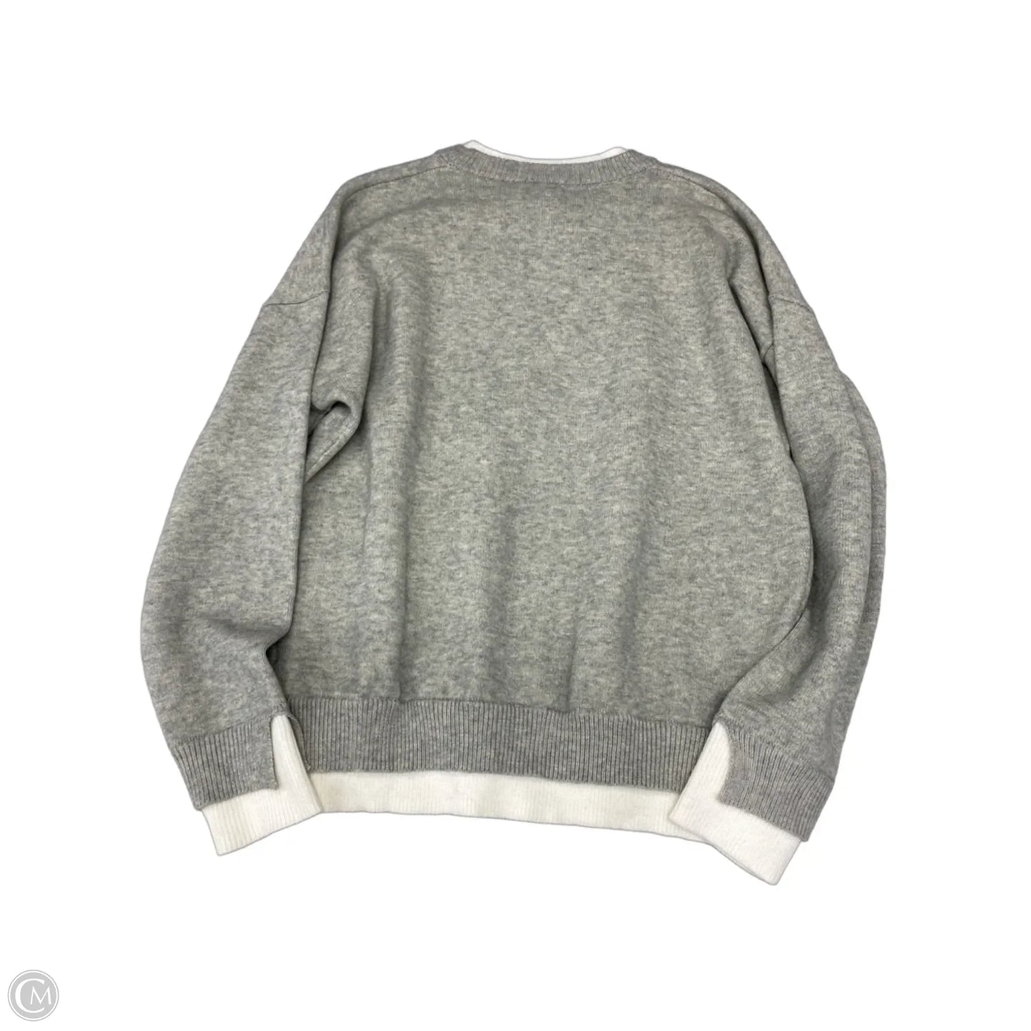 Sweater By Cme In Grey, Size: Xl