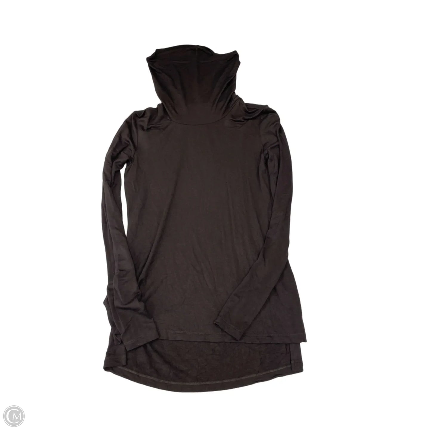 Top Long Sleeve Basic By Cabi In Brown, Size: S