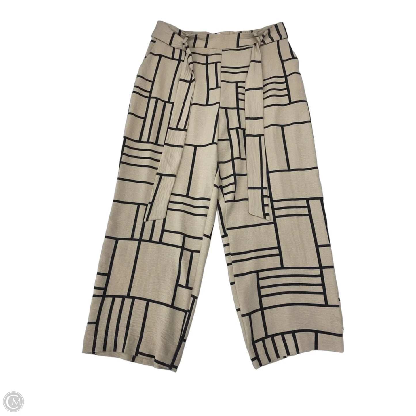Pants Dress By Cmc In Black & Cream, Size: M
