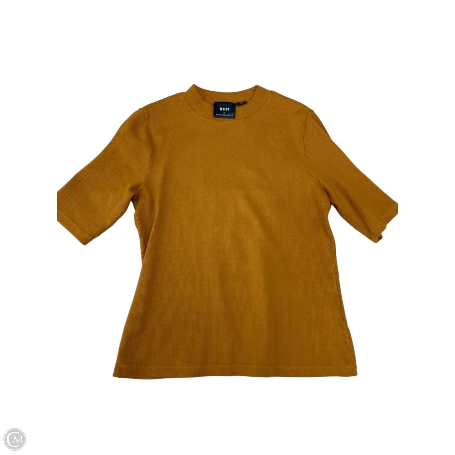 Top 3/4 Sleeve By Maeve In Orange, Size: M