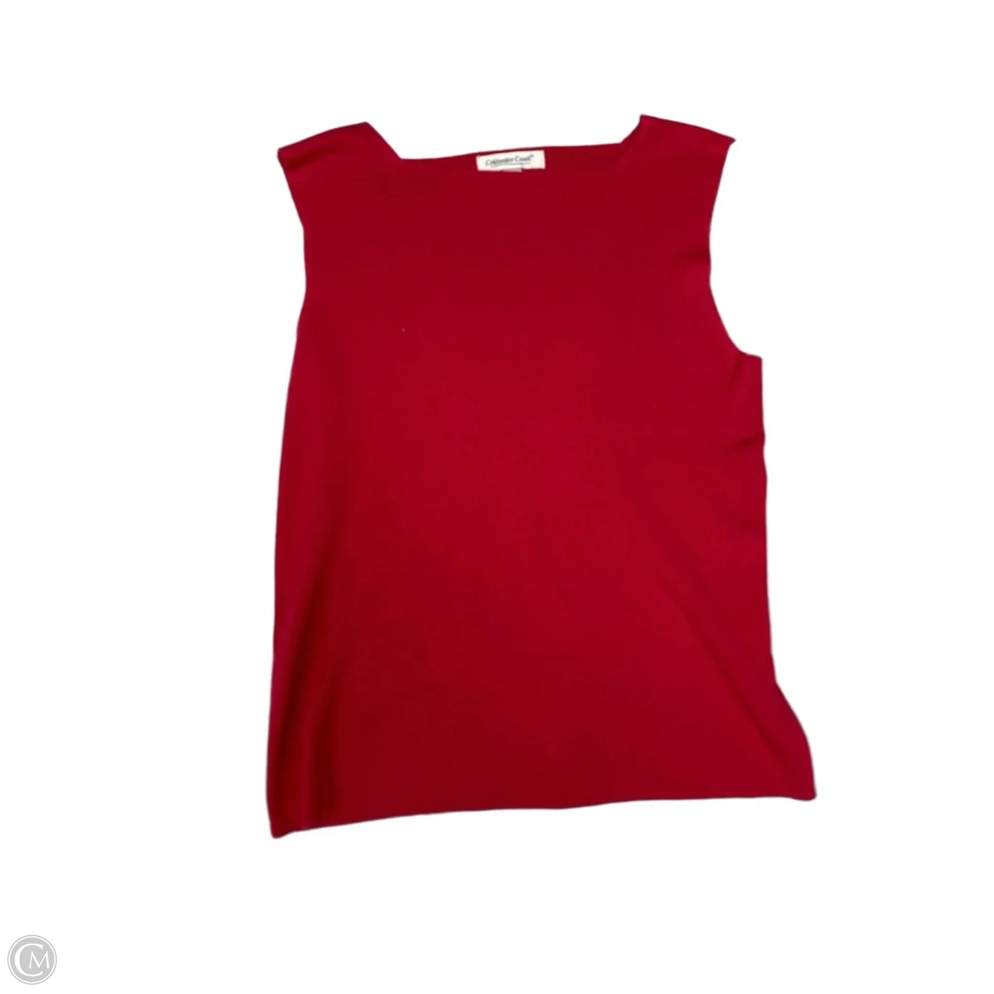 Top Sleeveless Basic By Coldwater Creek In Red, Size: L