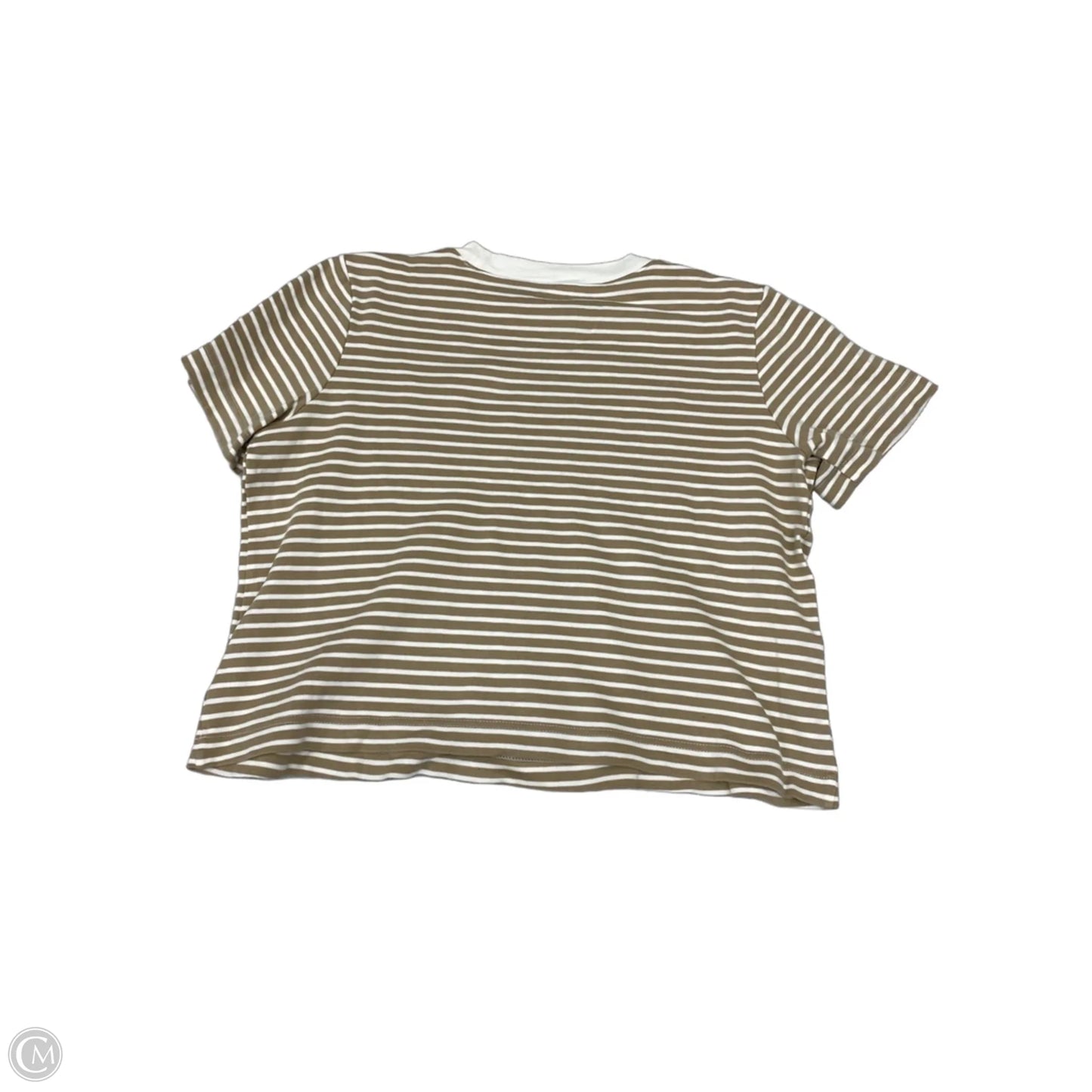 Top Short Sleeve By Old Navy In Striped Pattern, Size: M