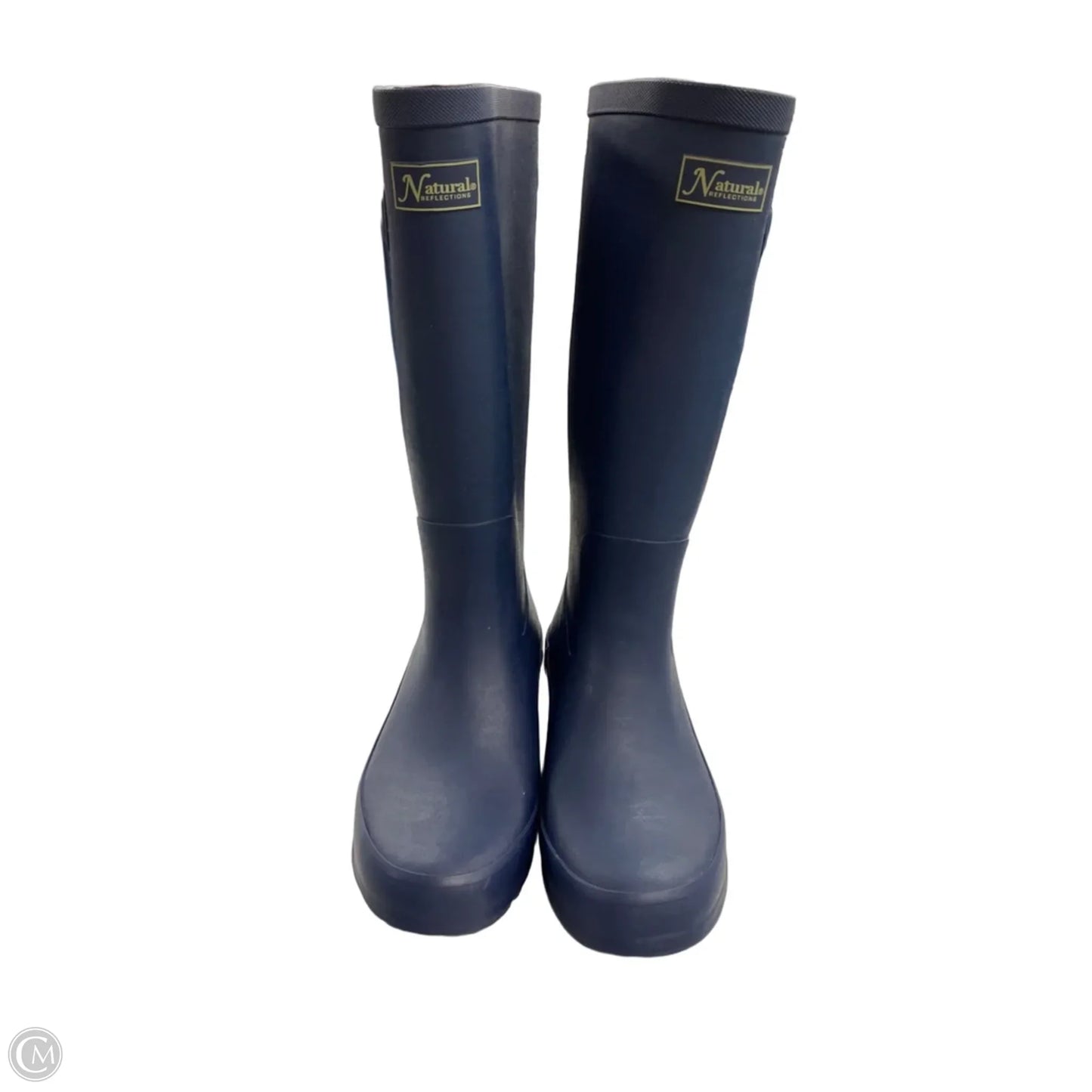 Boots Rain By Natural Reflections In Navy, Size: 9