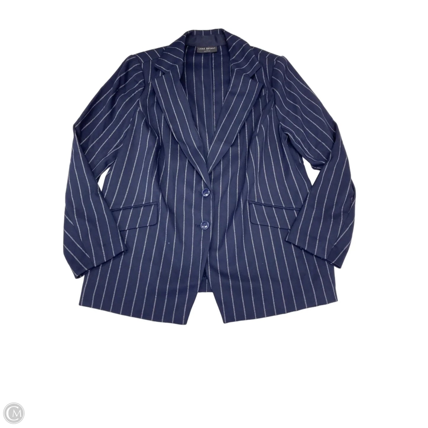 Blazer By Lane Bryant In Striped Pattern, Size: L