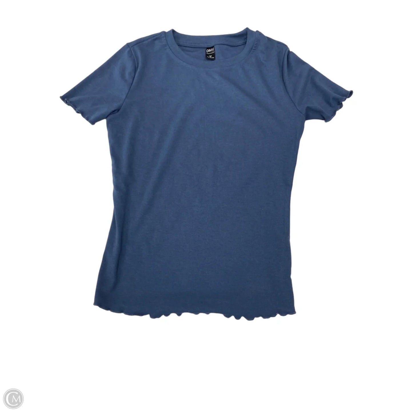Top Short Sleeve By Dazy In Blue, Size: M