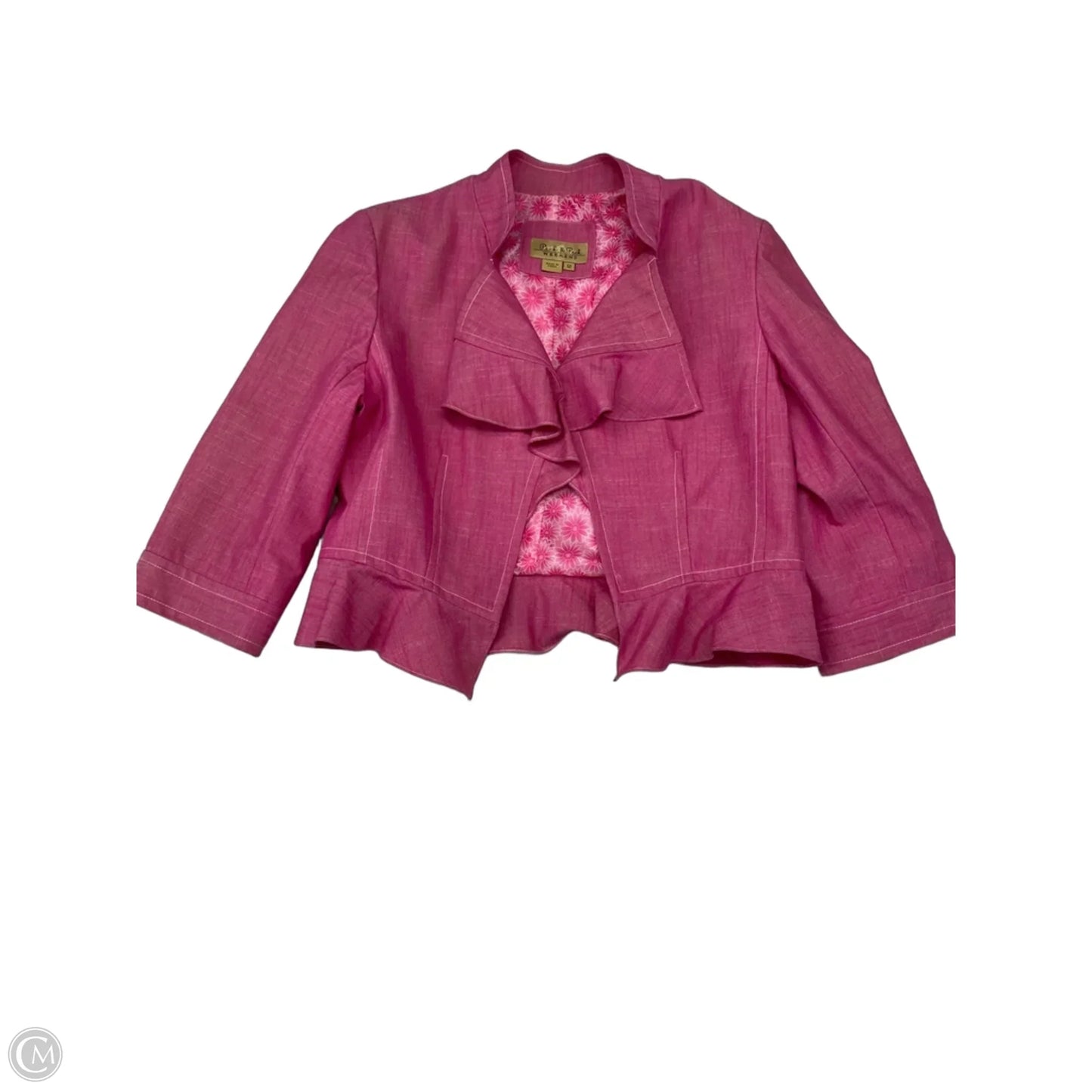 Blazer By Peck And Peck In Pink, Size: 12