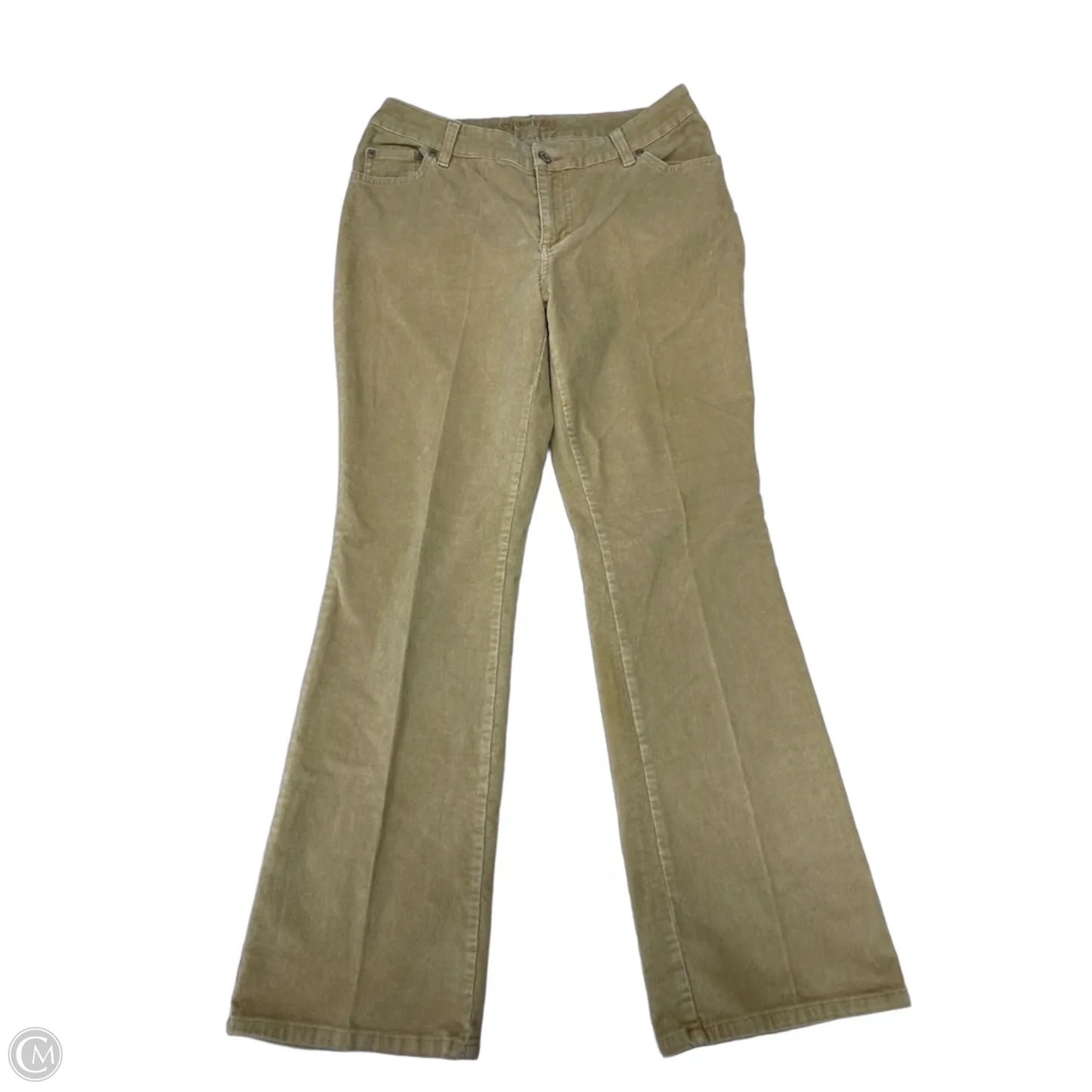 Pants Corduroy By St Johns Bay In Tan, Size: 10p