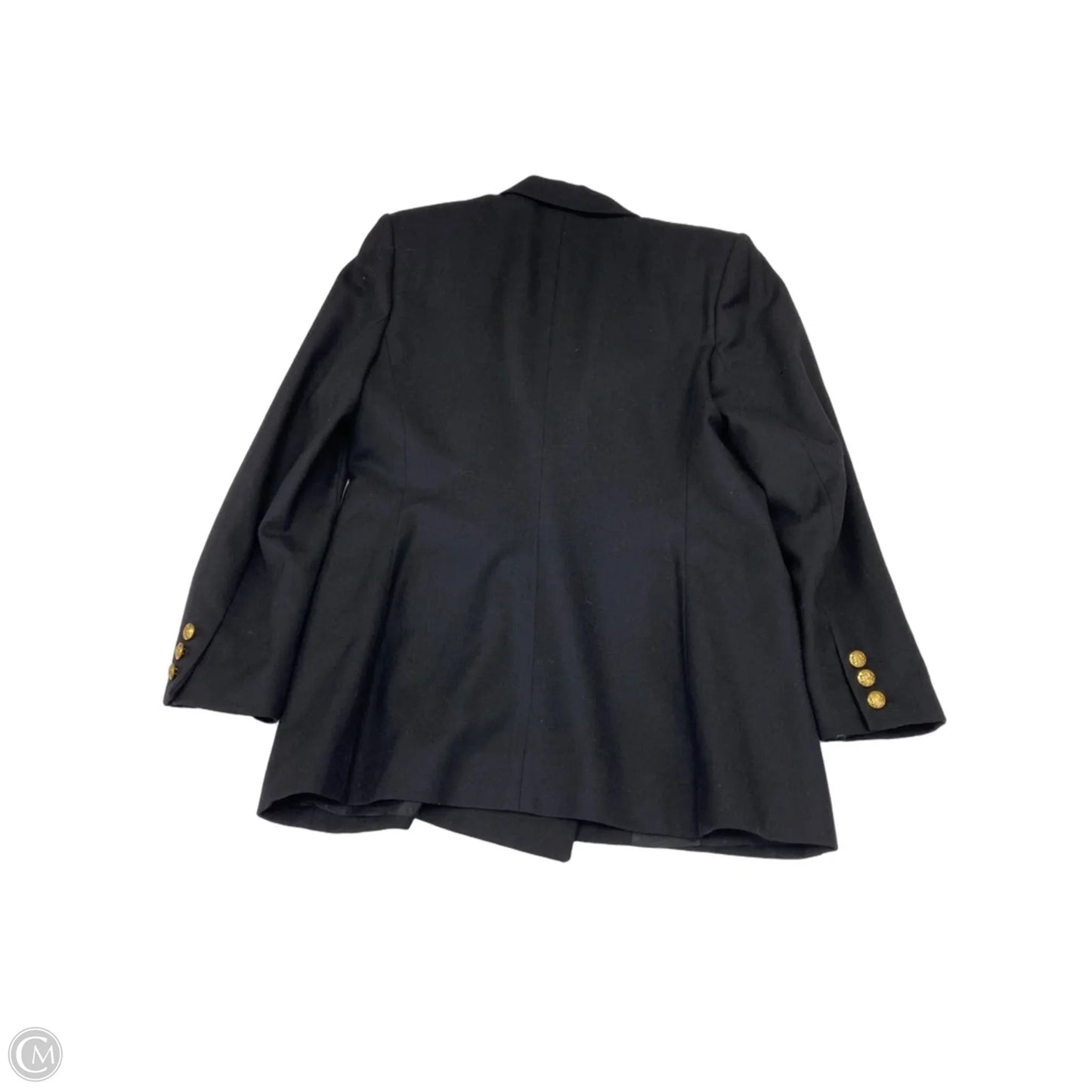 Blazer By Talbots In Black & Gold, Size: M