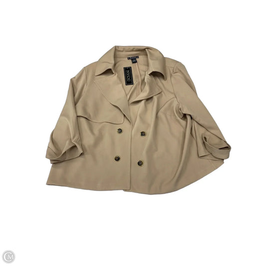 Blazer By Cmf In Tan, Size: 3x