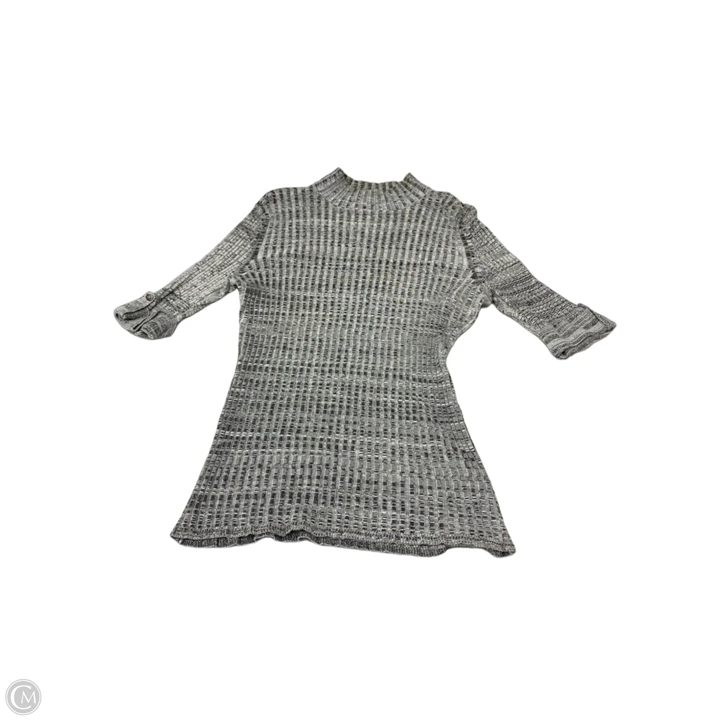 Top 3/4 Sleeve By Style And Co Collection Women In Grey, Size: Xl