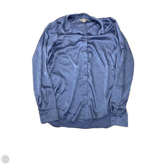 Top Long Sleeve By H&m In Blue, Size: Xs