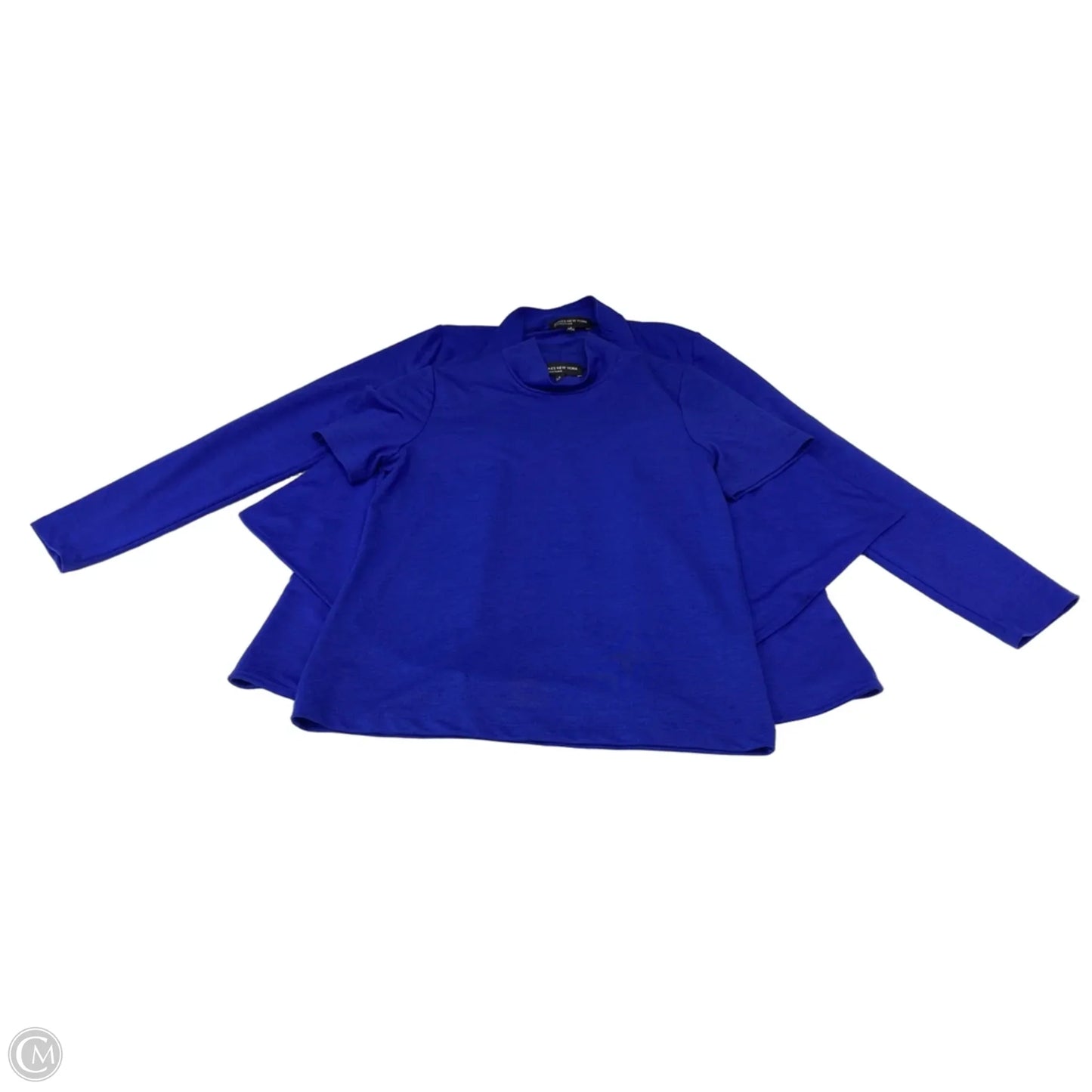 Top 2pc Long Sleeve By Jones New York In Blue, Size: S