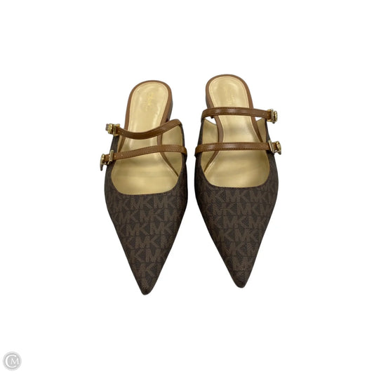 Shoes Flats By Michael By Michael Kors In Brown, Size: 10